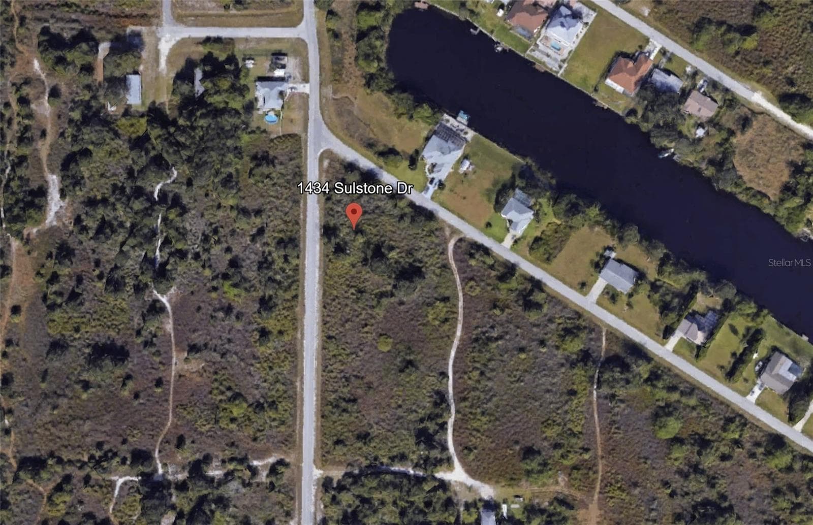 Aerial viewv - 1434 SULSTONE DR, PUNTA GORDA