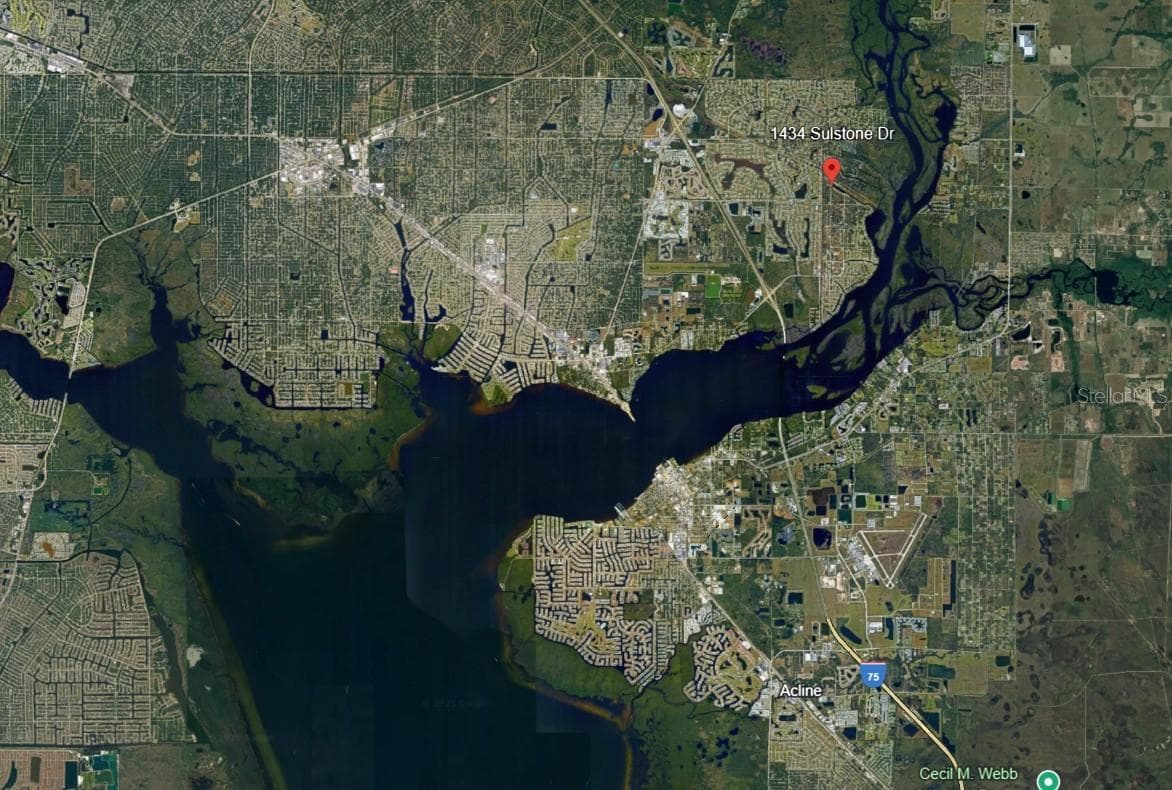 Aerial view - 1434 SULSTONE DR, PUNTA GORDA