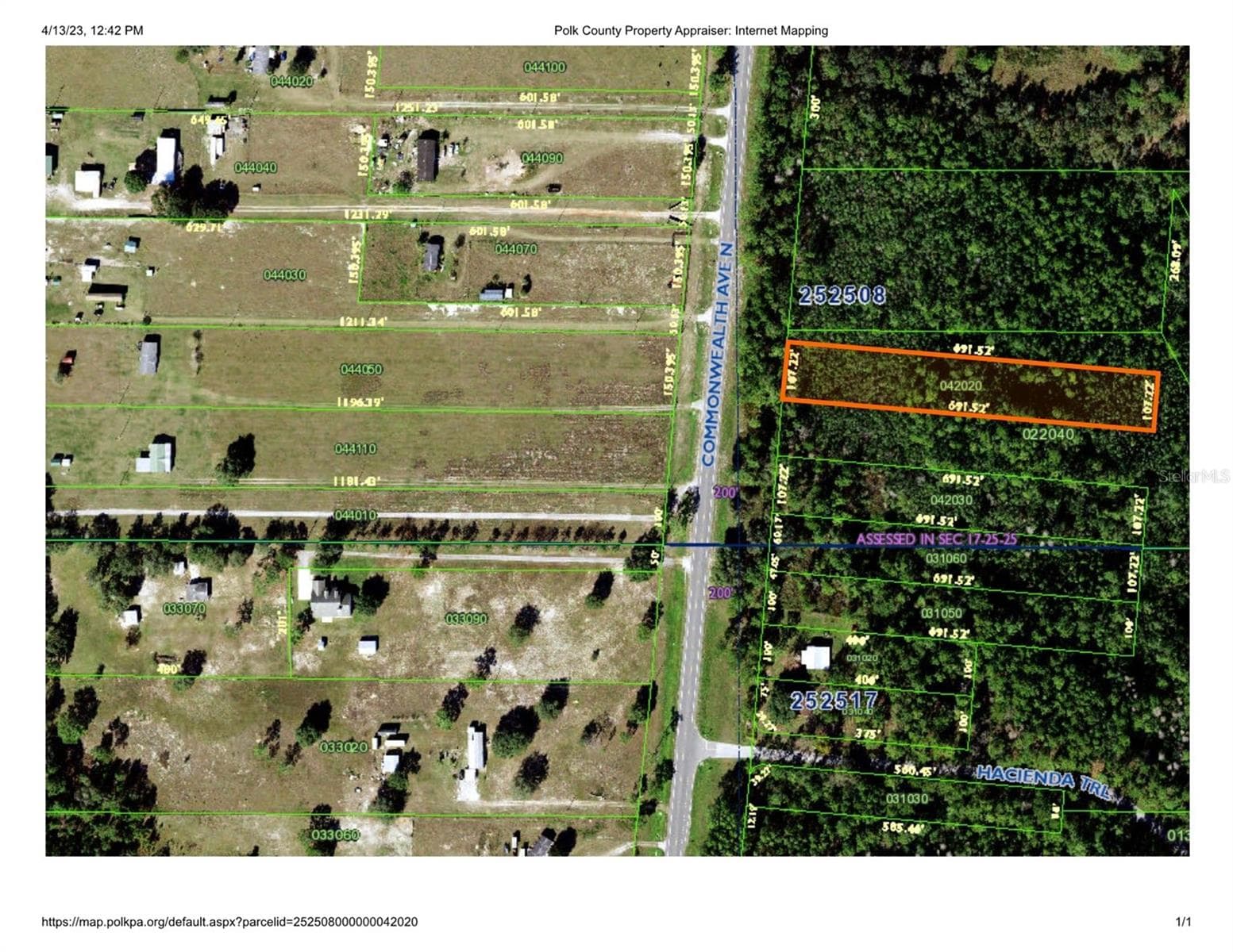 Land at COMMONWEALTH AVE N, POLK CITY, photo 2 of 4