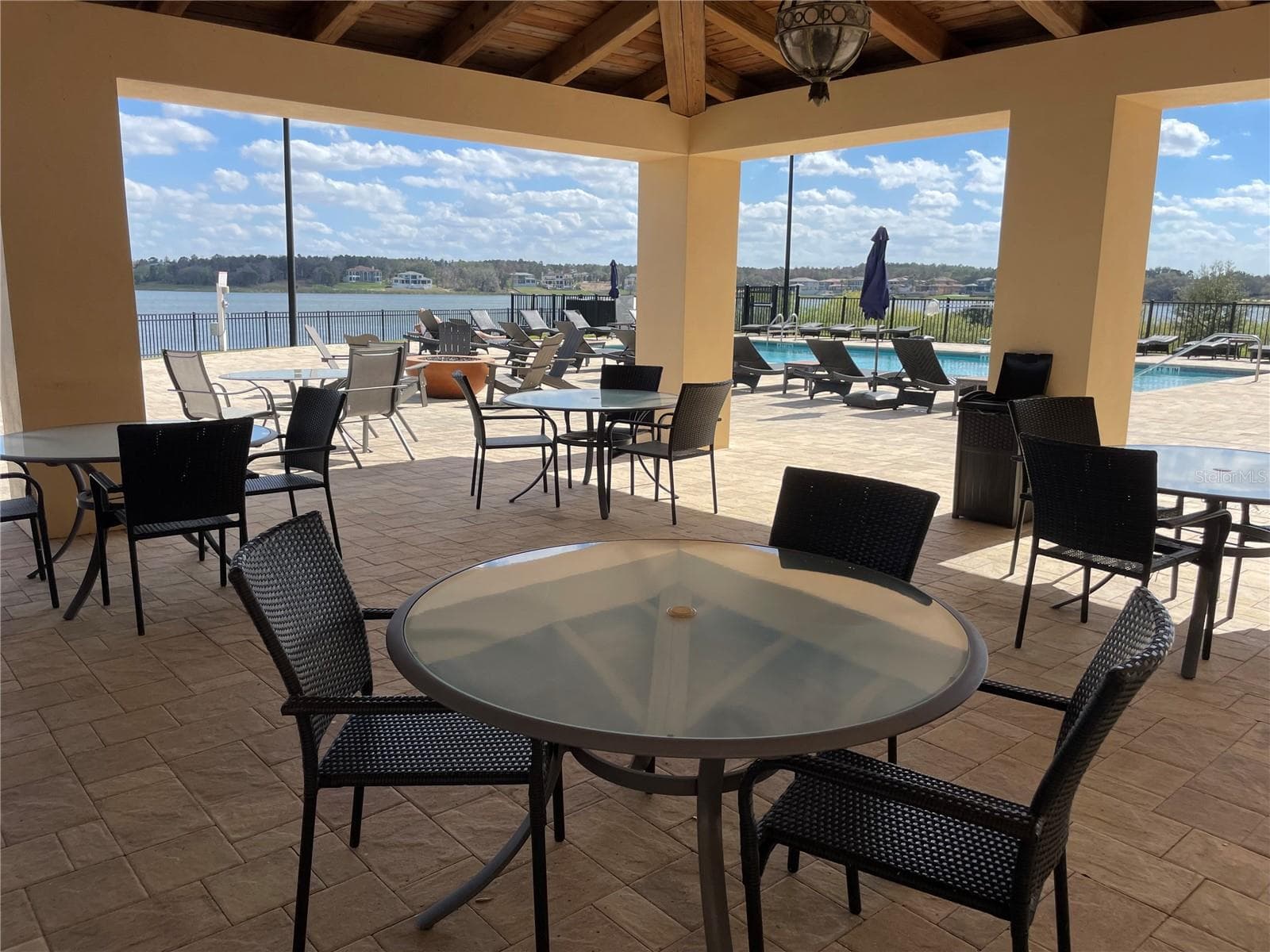 Covered cabana/pool area. - 16300 COUNTY ROAD 455 #305, MONTVERDE