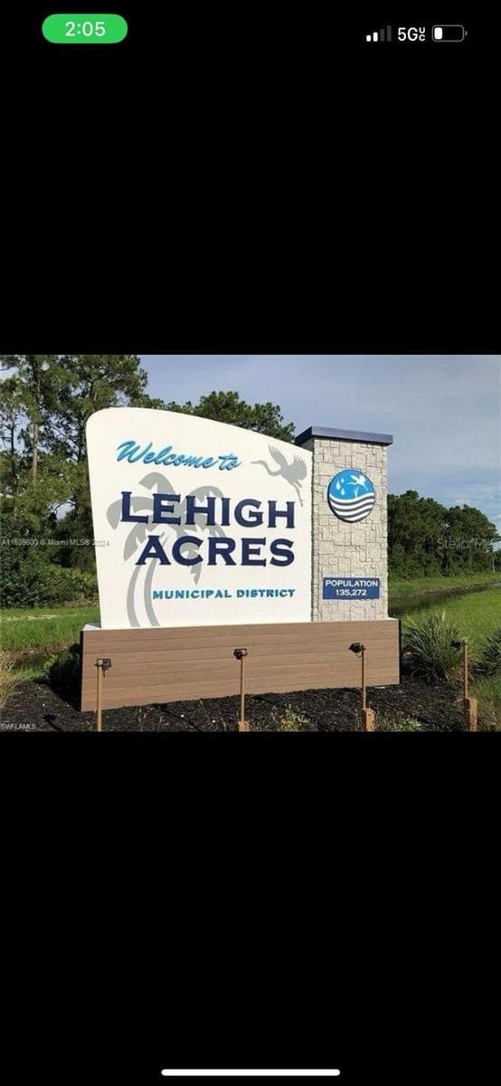 Land at 102 SUNRISE CT S, LEHIGH ACRES, photo 2 of 5