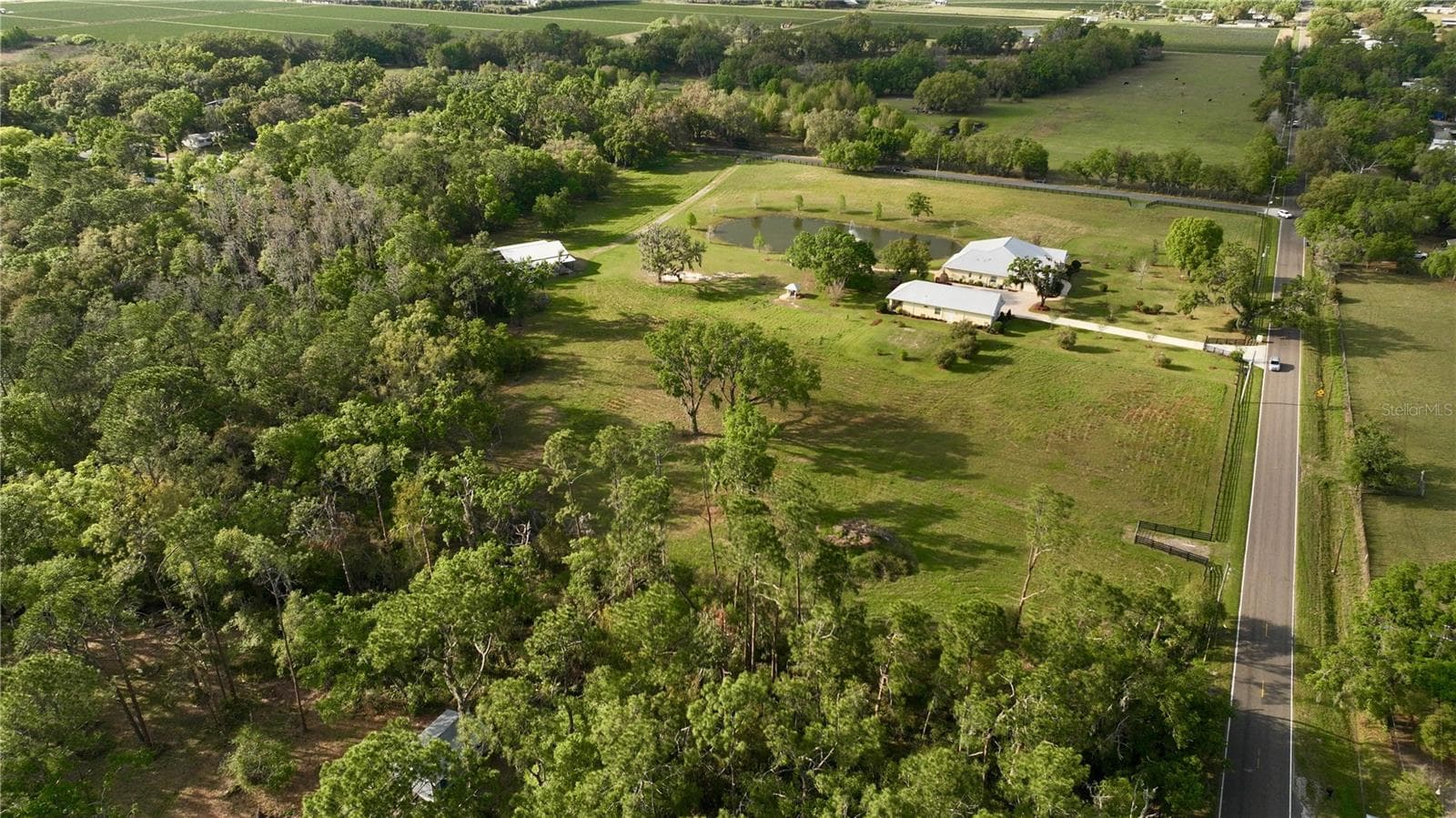 View from south looking north along Gallagher Rd - 3709 GALLAGHER RD, PLANT CITY