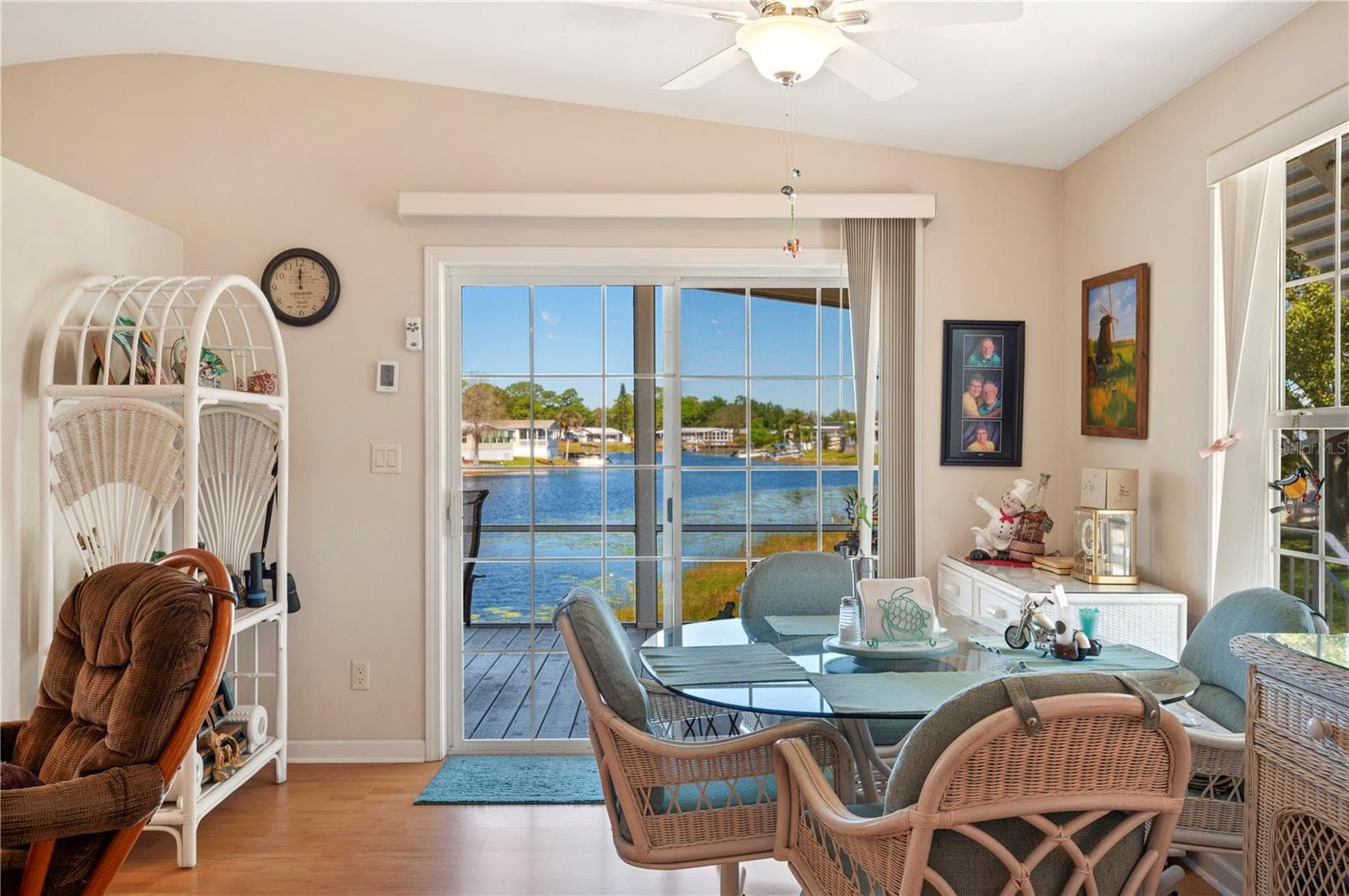 Dining room with gorgeous view of the water!! - 38 QUEEN OF WATERS ST, LAKE WALES