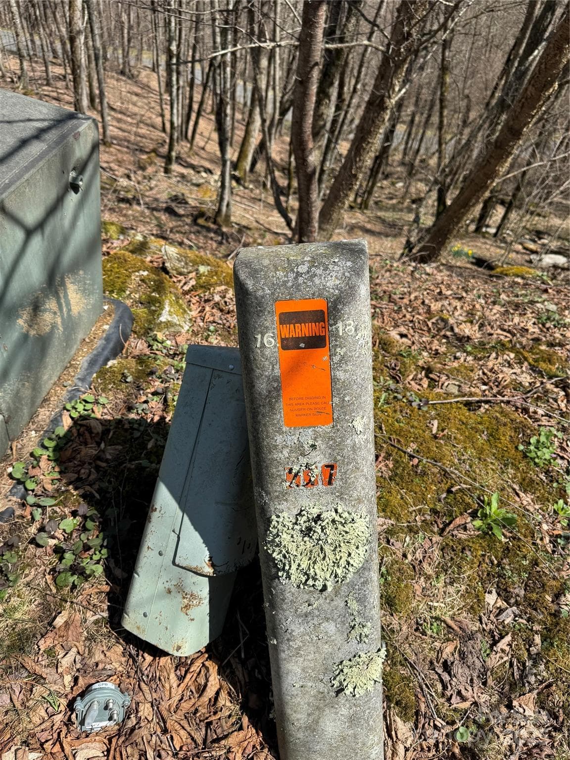 Look for Numbers on this Pole, property is to the left - Mars Hill