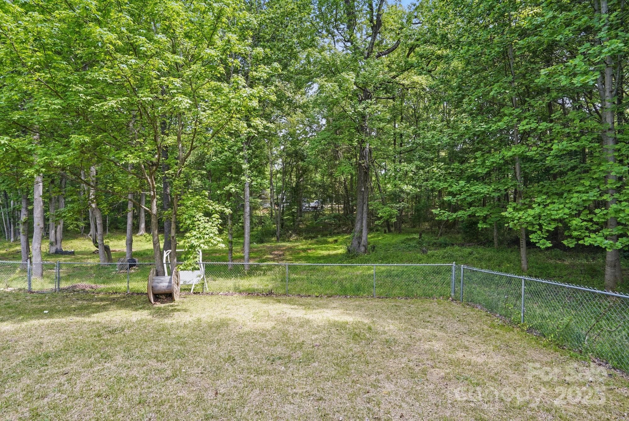 Partially Fenced rear yard - 10420 Silver Mine Road, Indian Land