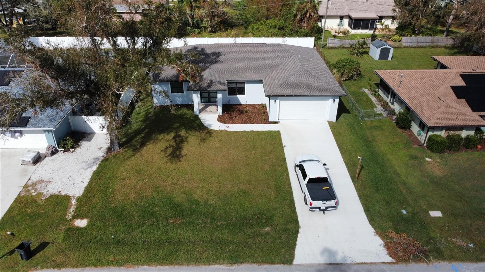 Front Aerial - 20296 RUTHERFORD AVE, PORT CHARLOTTE