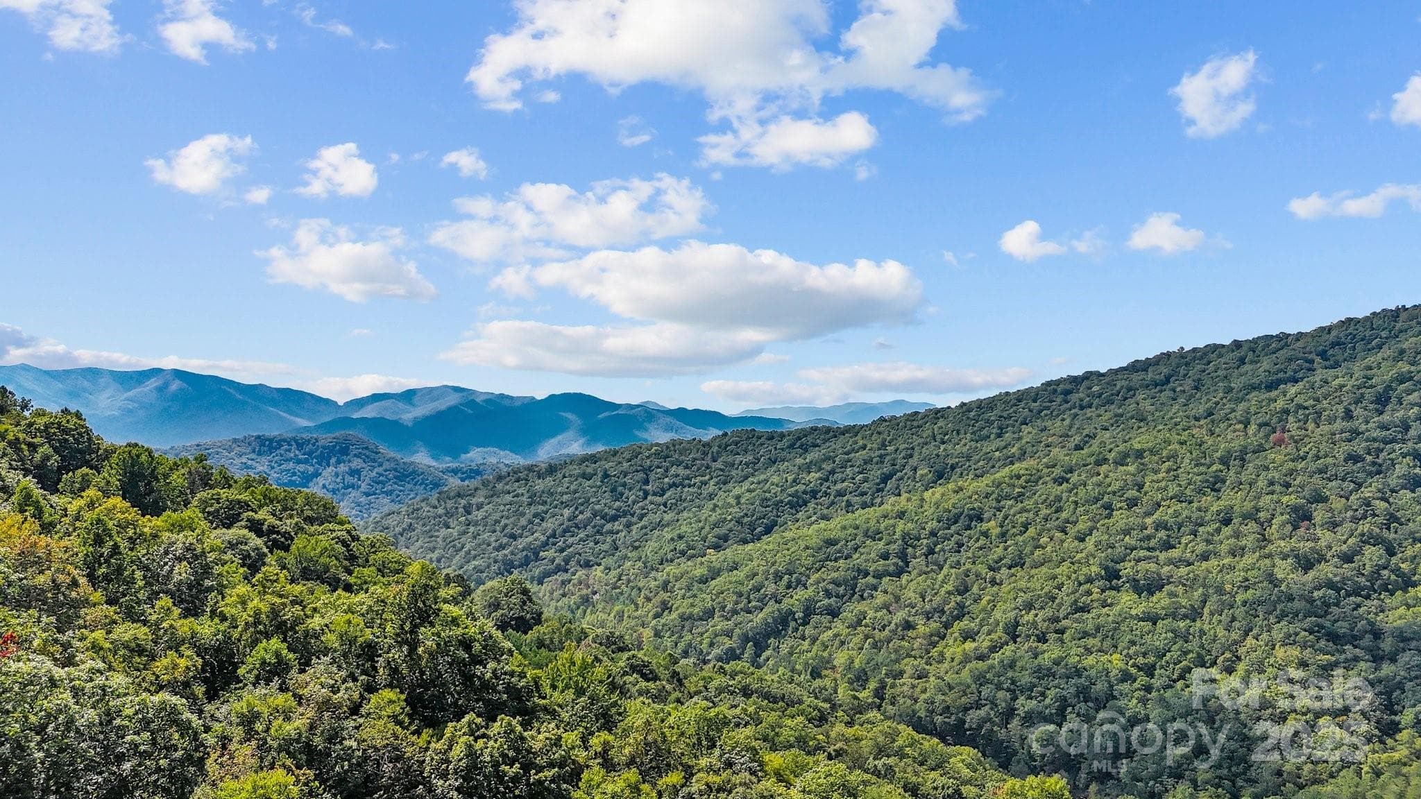 View from highest potential homesite on property. - 0 Brush Creek Mountain Road, Bryson City