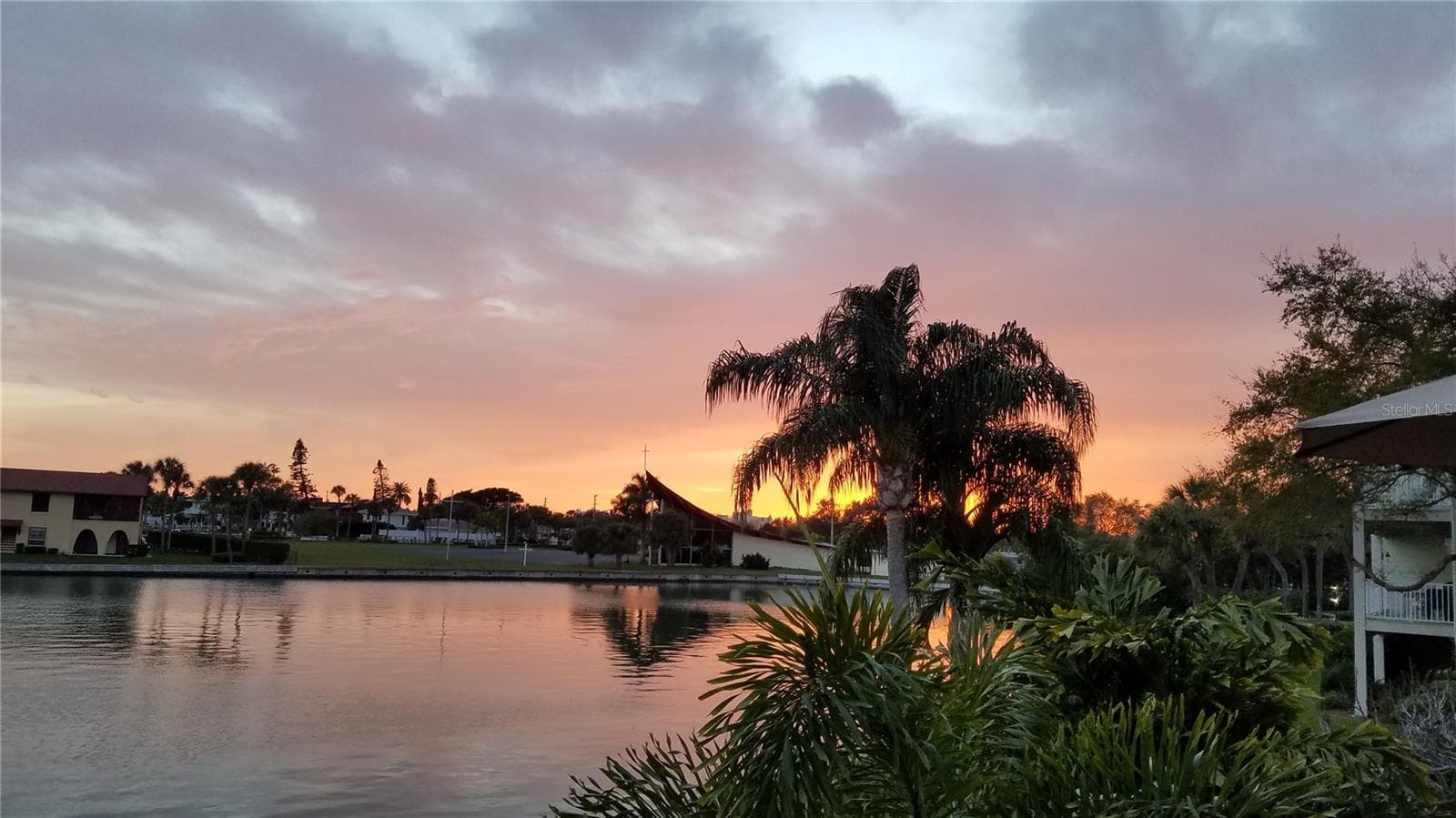 Sunset over Paradise Lutheran Church - 459 HAVEN POINT DR, TREASURE ISLAND