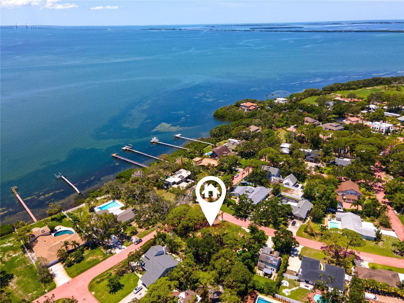 Expansive corner lot, just across from open Tampa Bay Waters with view of the Skyway Bridge - 1125L FRIENDLY WAY S, ST PETERSBURG