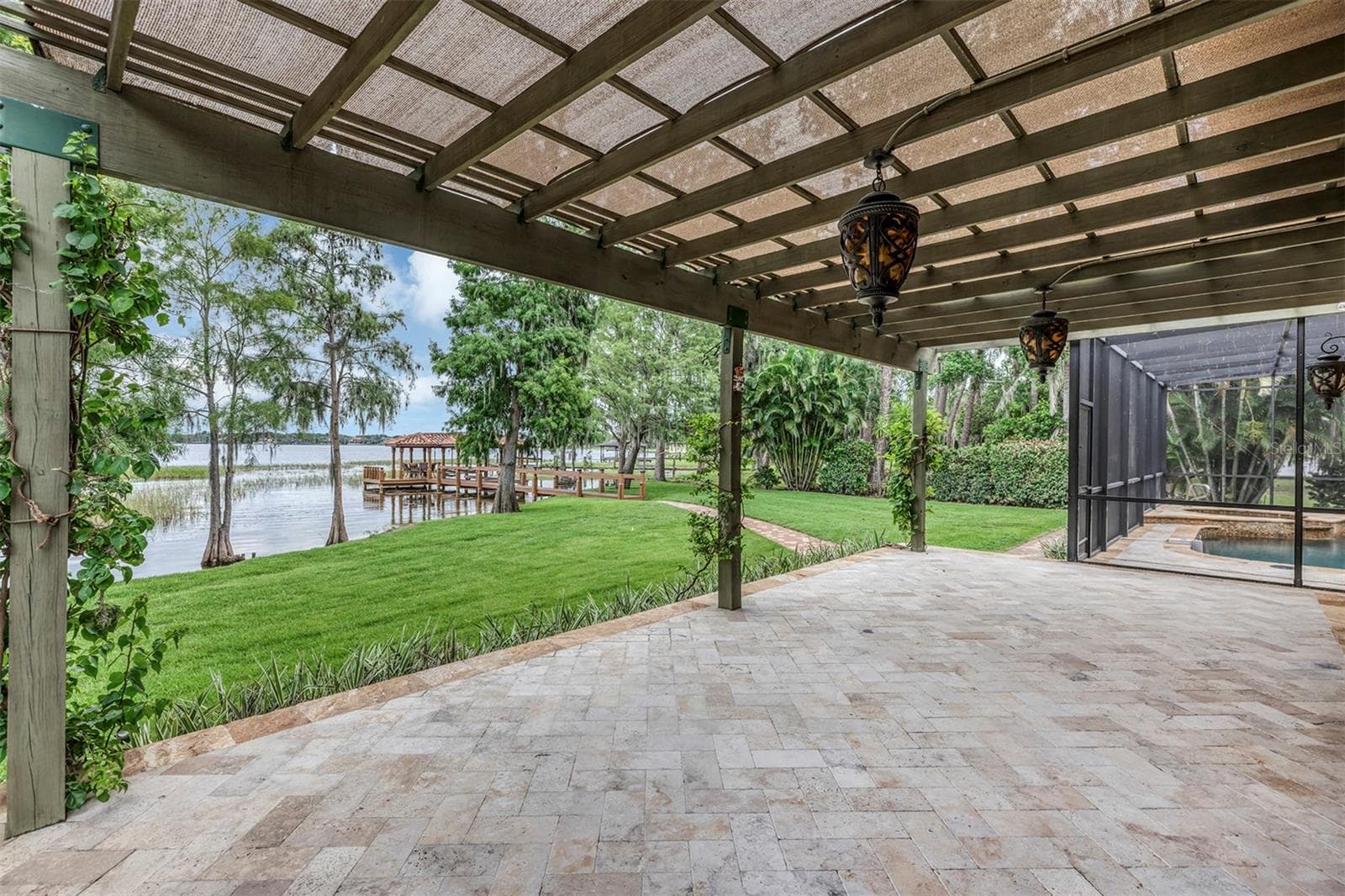 Second Outdoor Patio - 10203 TROUT RD, ORLANDO