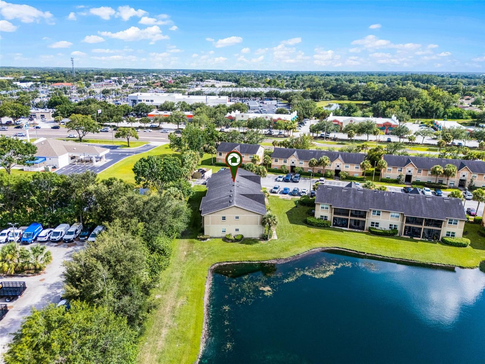 Aerial View Location - 2401 BARLEY CLUB CT #2, ORLANDO