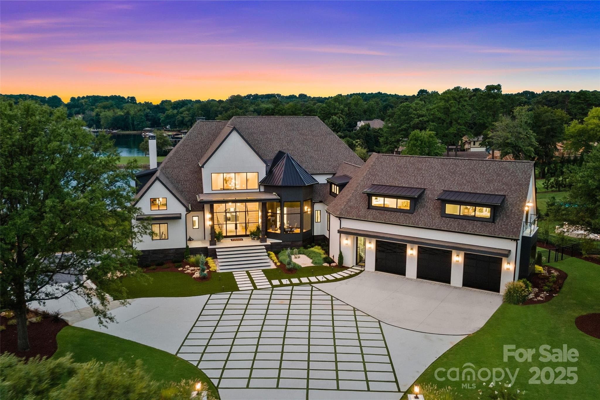 Front Elevation Twilight - Cornelius