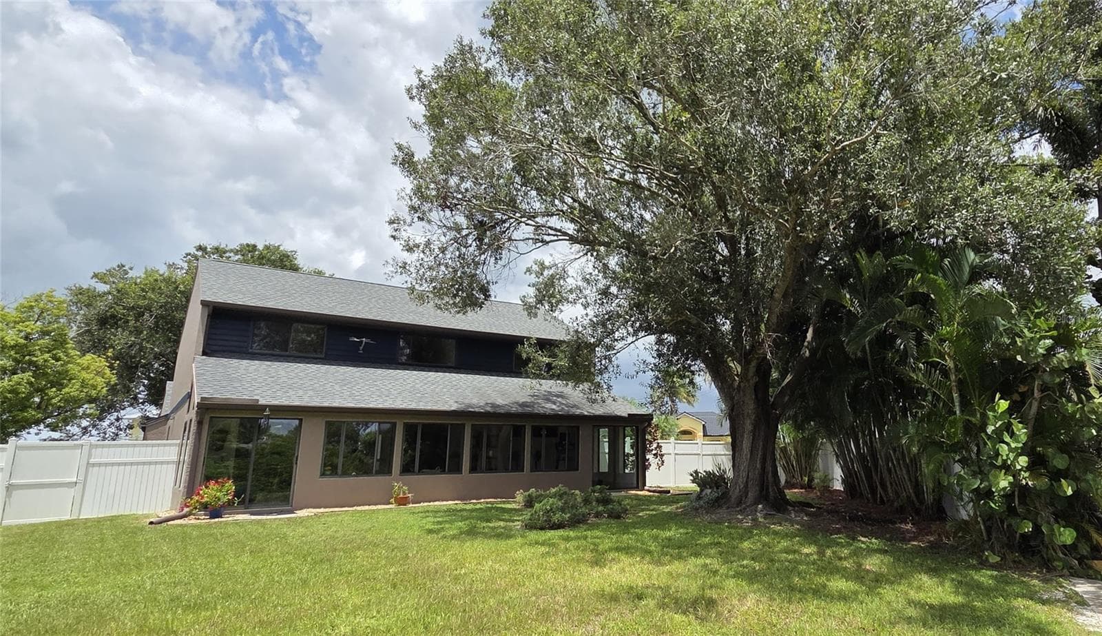 Back yard facing rear of house - 2076 RIVER BASIN TER, PUNTA GORDA