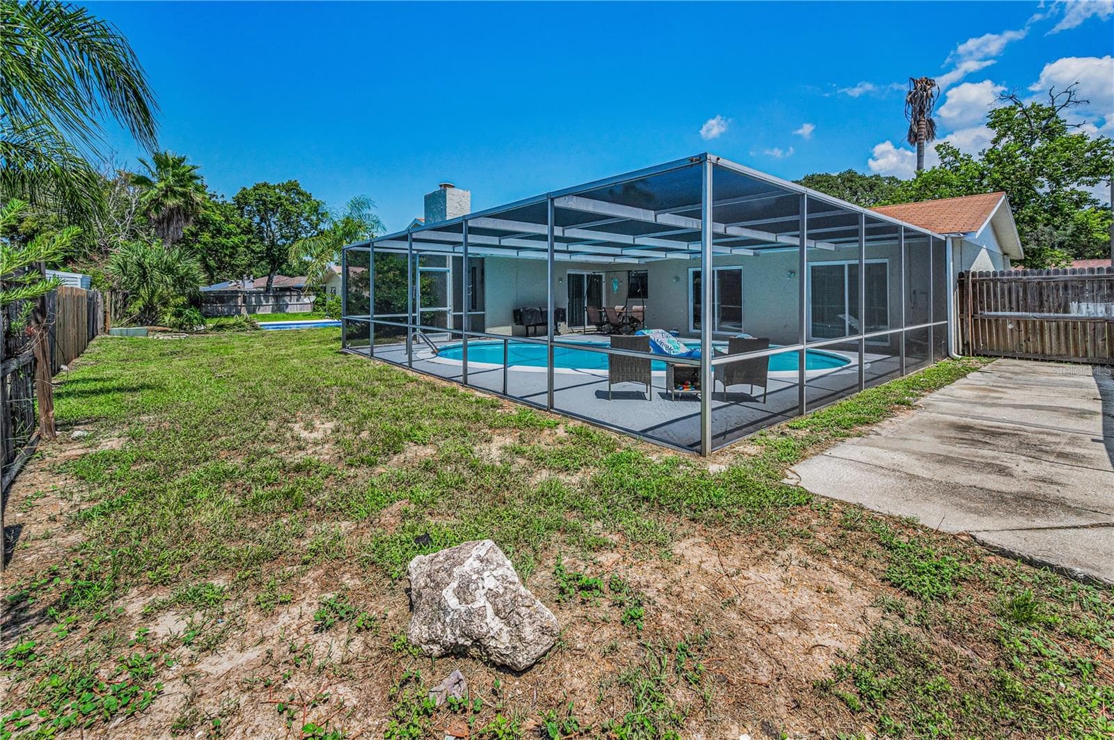 Potential for RV or Boat Parking, Pad is in place just add a gate - 11121 PEPPERTREE LN, PORT RICHEY