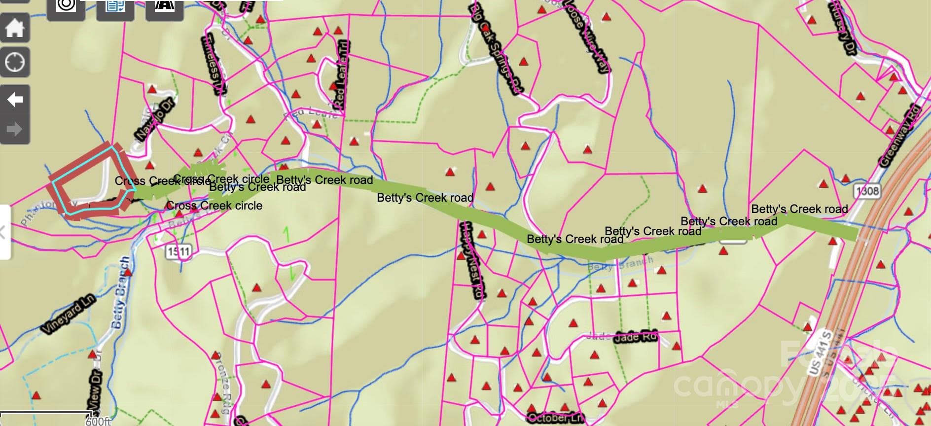 Locator map - Sylva