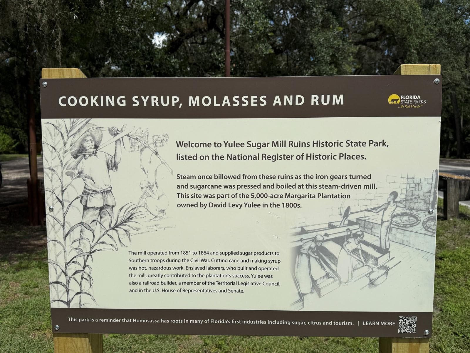 Homosassa Springs - Yulee Sugar Mill Ruins - Historic State Park - 9339 N MILAM WAY, CITRUS SPRINGS