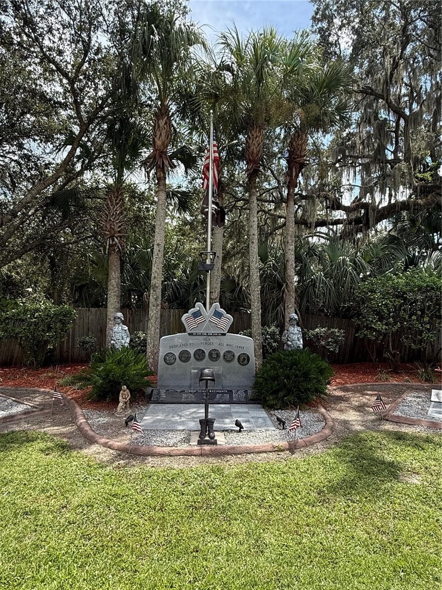 Old Homosassa Veterans Memorial - 9339 N MILAM WAY, CITRUS SPRINGS