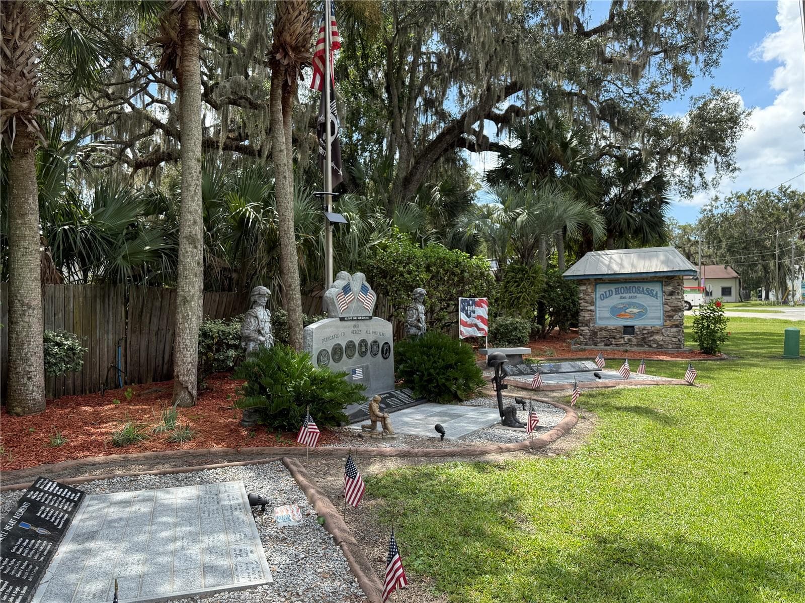 Old Homosassa Veterans Memorial - 9339 N MILAM WAY, CITRUS SPRINGS