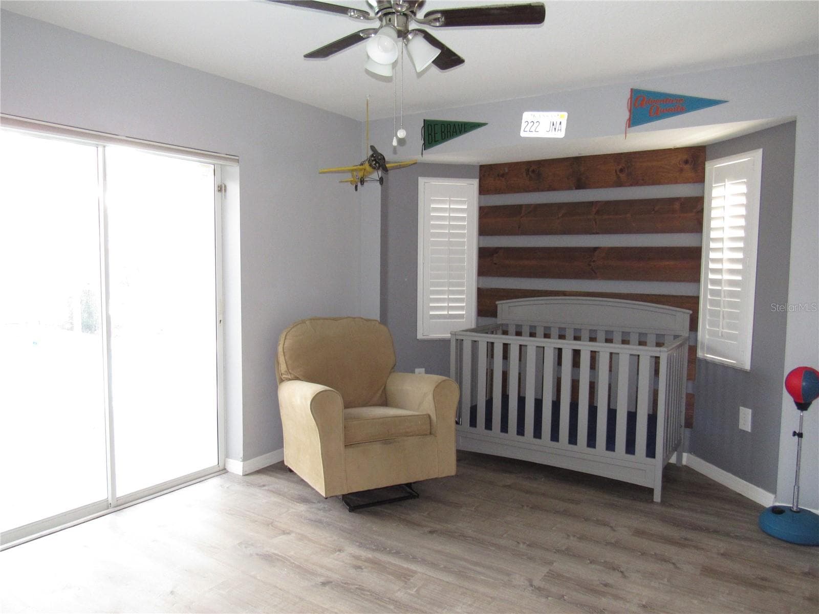 Bedroom 2 with sliders to lanai - 23081 AMBASSADOR AVE, PORT CHARLOTTE