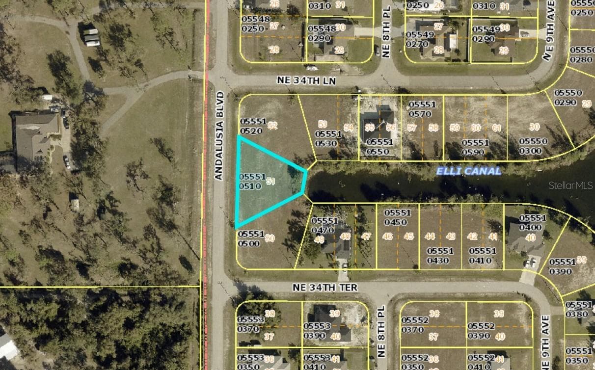 Land at 3421 ANDALUSIA BLVD, CAPE CORAL, photo 3 of 11