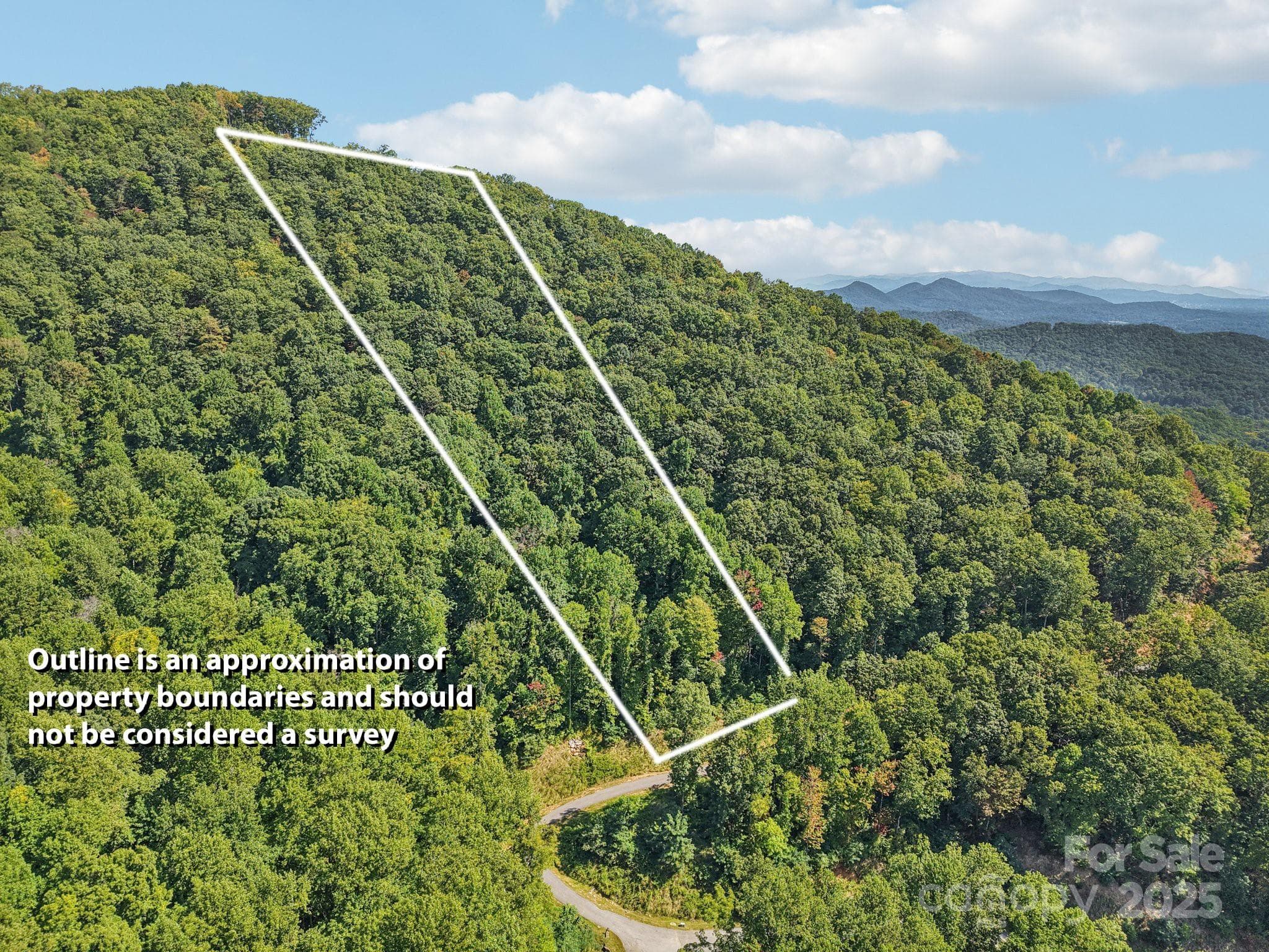 Boundary lines are not a survey, but approximate - 000 Biltmore View Drive, Candler