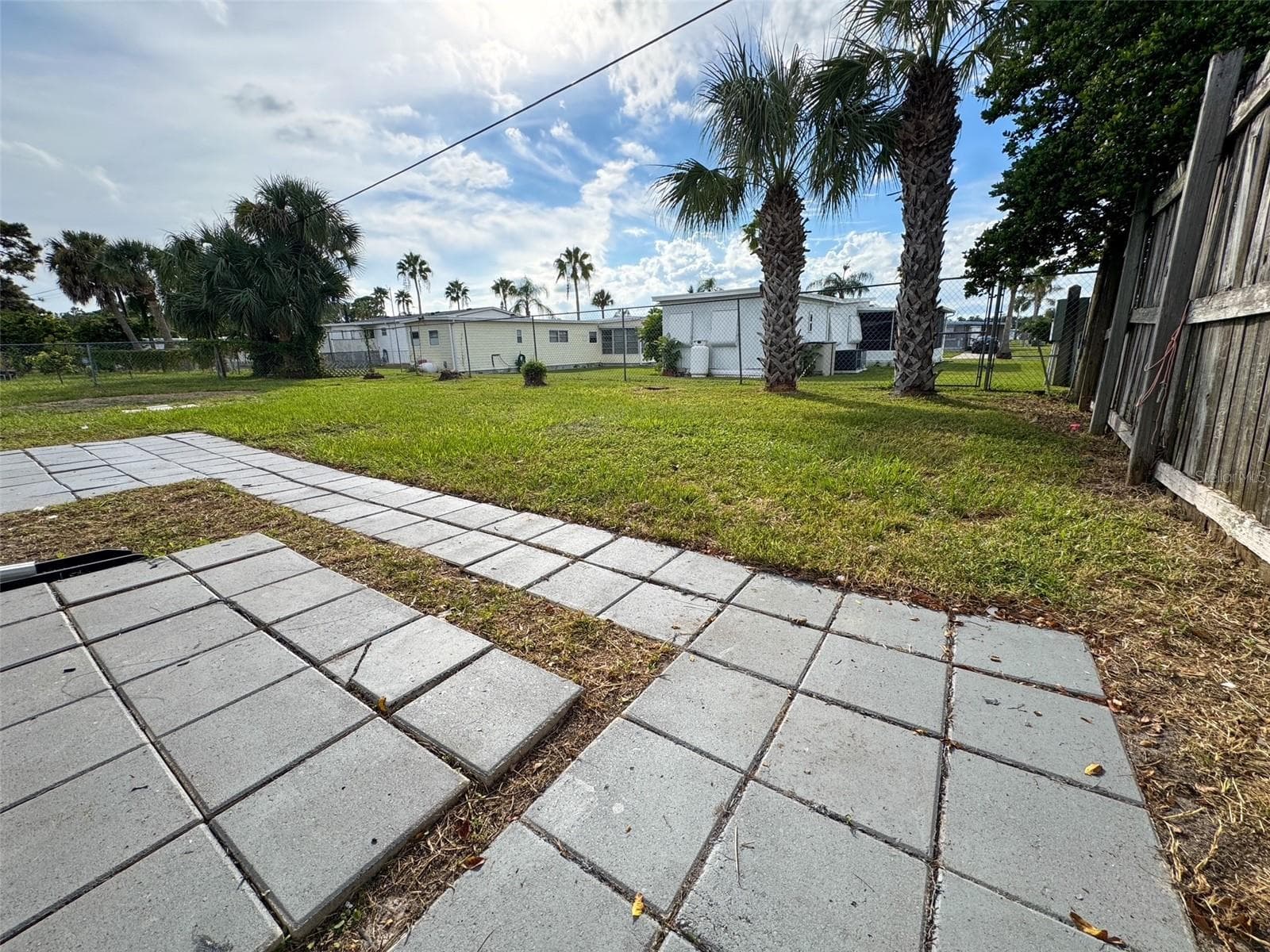 Back yard pavers - 10805 FILLMORE AVE, PORT RICHEY