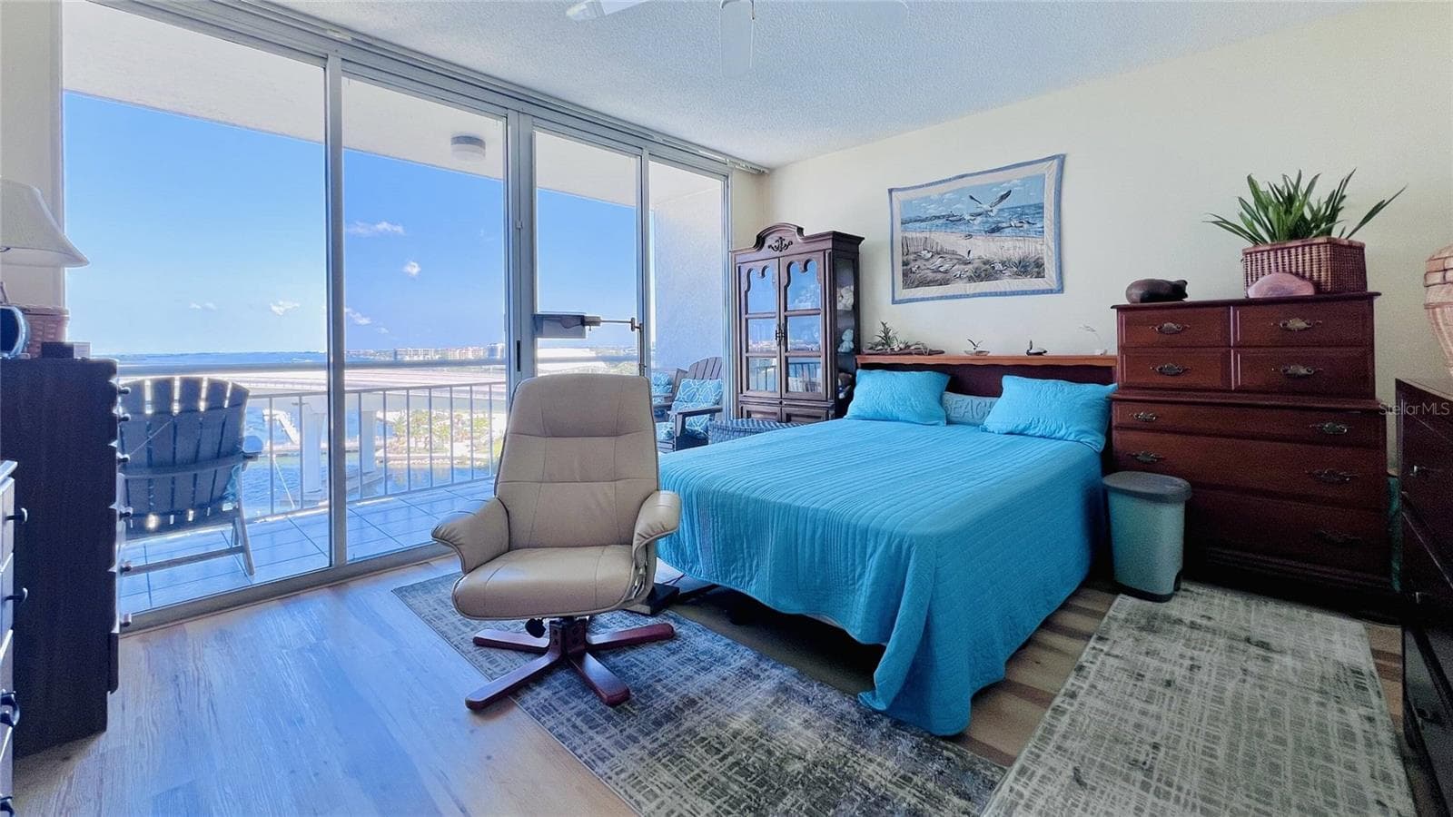 BEDROOM 2 WITH 2nd BALCONY - 100 PIERCE ST #1001, CLEARWATER