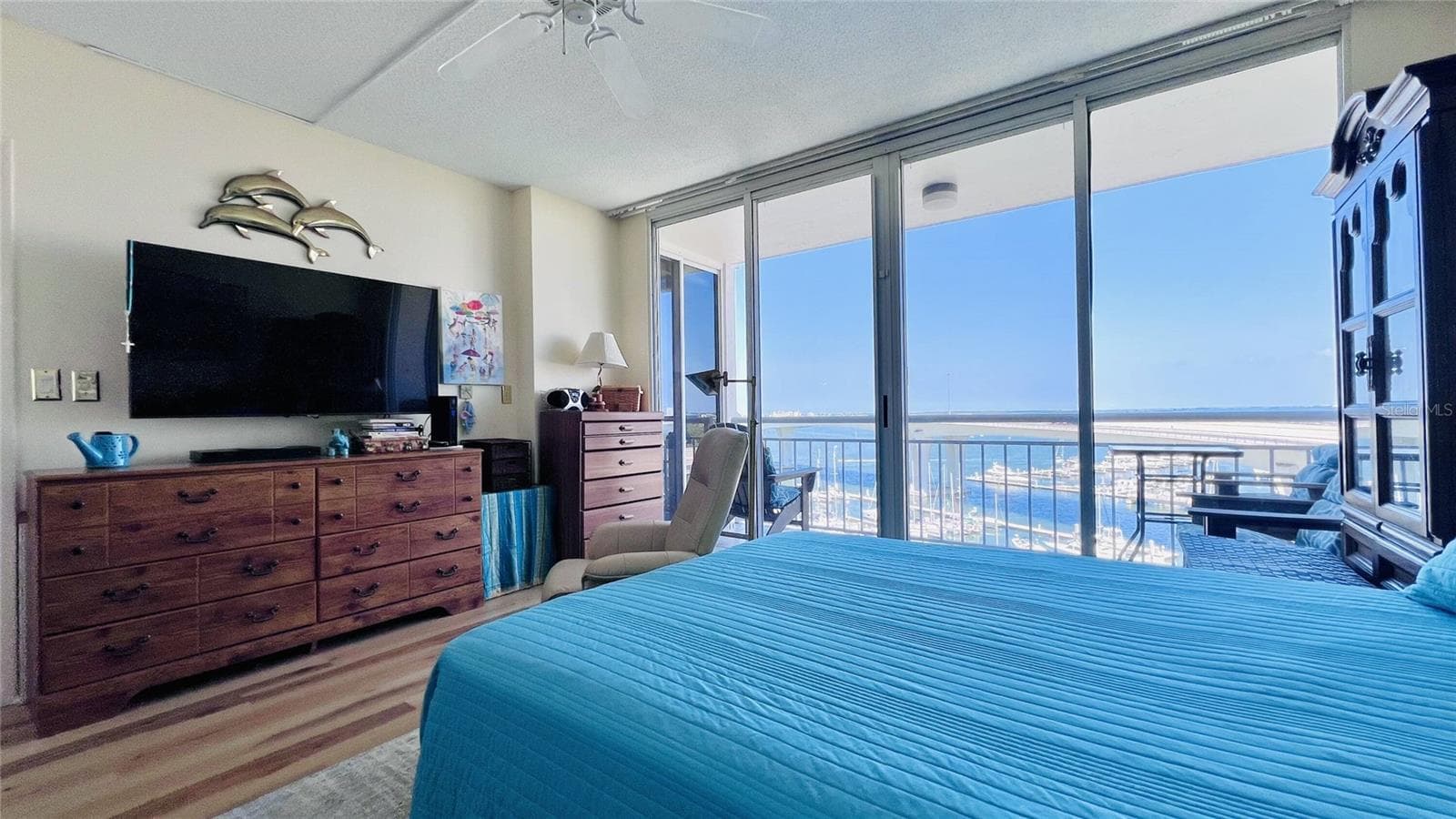 BEDROOM 2 AND VIEW TO THE OUTSIDE - 100 PIERCE ST #1001, CLEARWATER