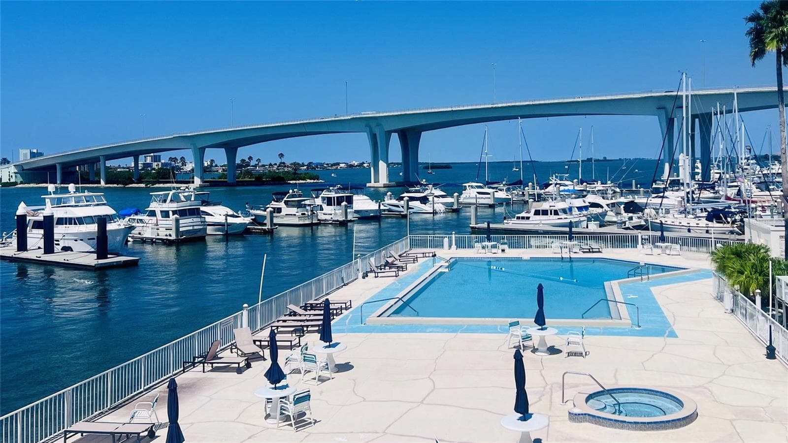 POOL OVERLOOKING MARINA - 100 PIERCE ST #1001, CLEARWATER