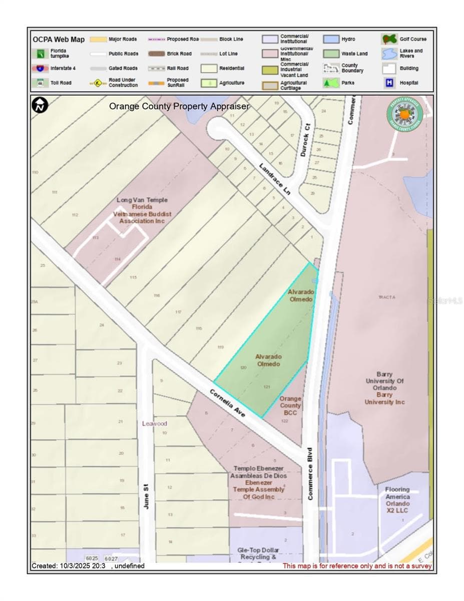 Land at 6117 CORNELIA AVE, ORLANDO, photo 3 of 8
