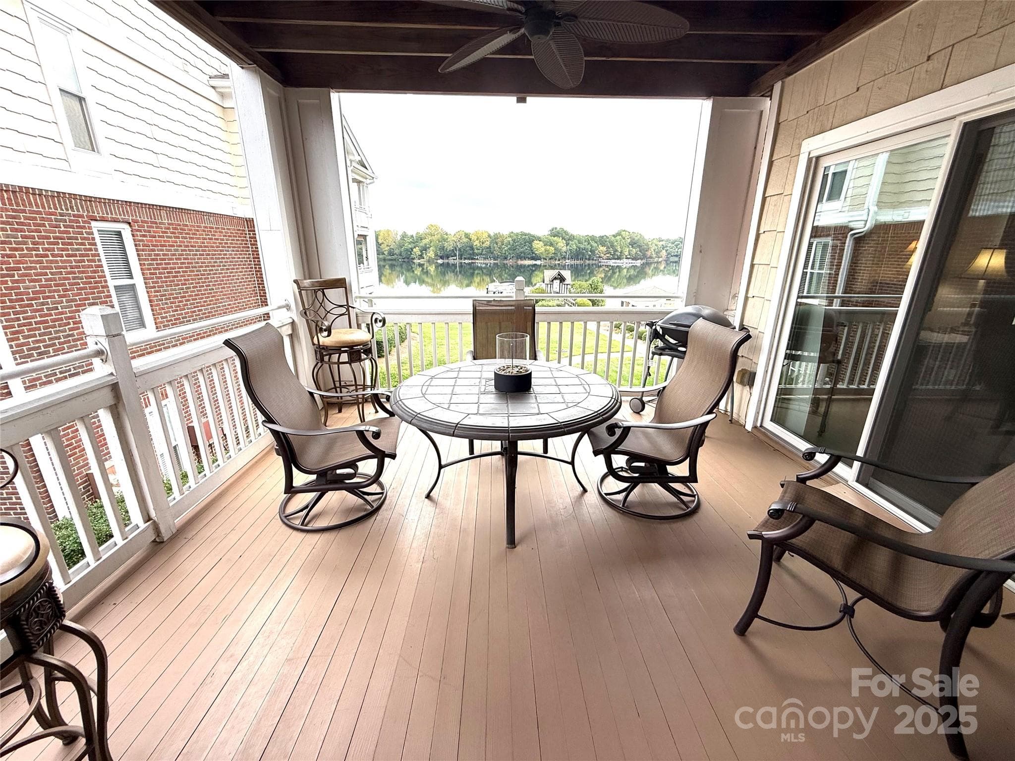 Spacious patio - access from living area and primary bedroom - Davidson