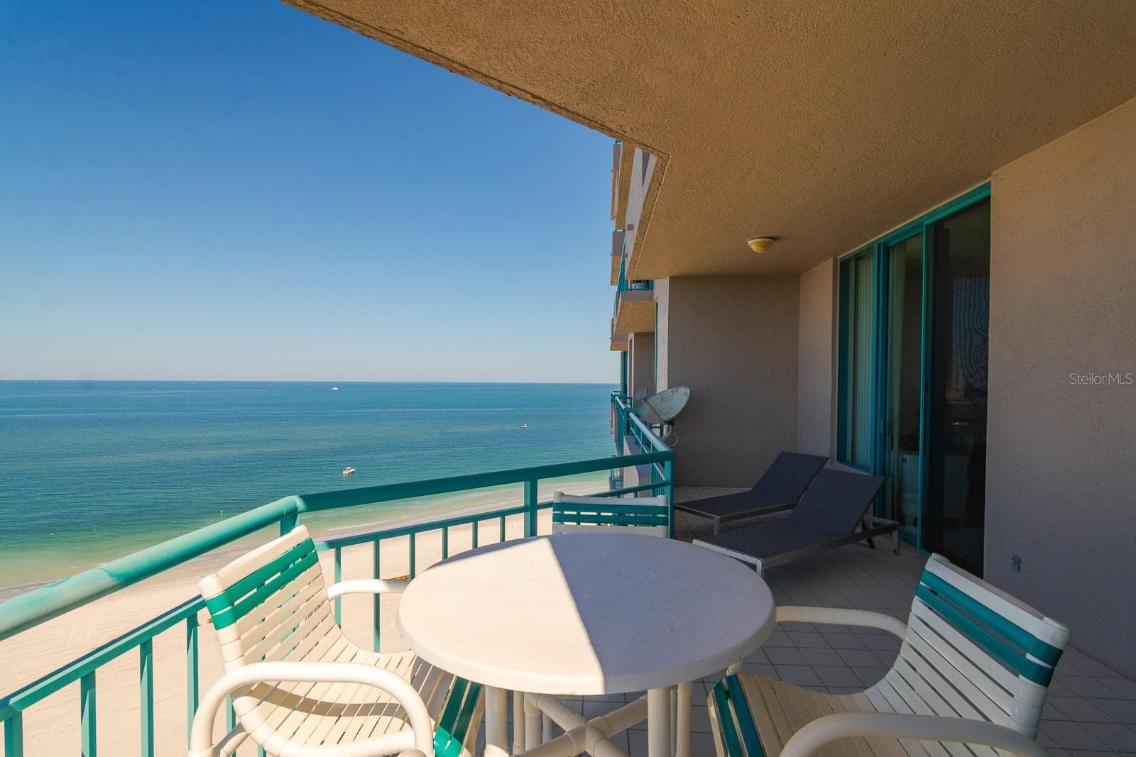 Family Room Balcony - 1560 GULF BLVD #1507, CLEARWATER BEACH
