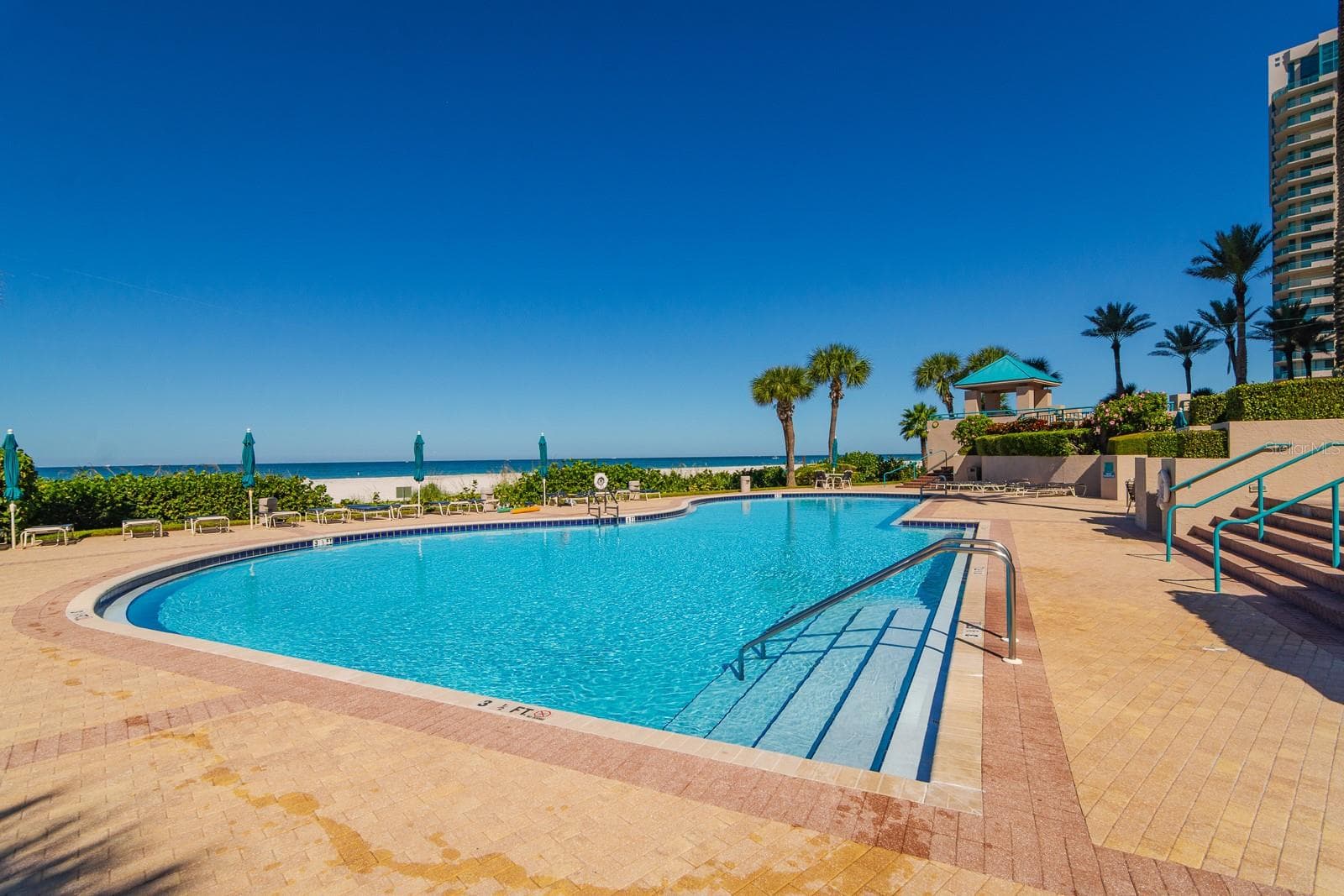 Pool - 1560 GULF BLVD #1507, CLEARWATER BEACH