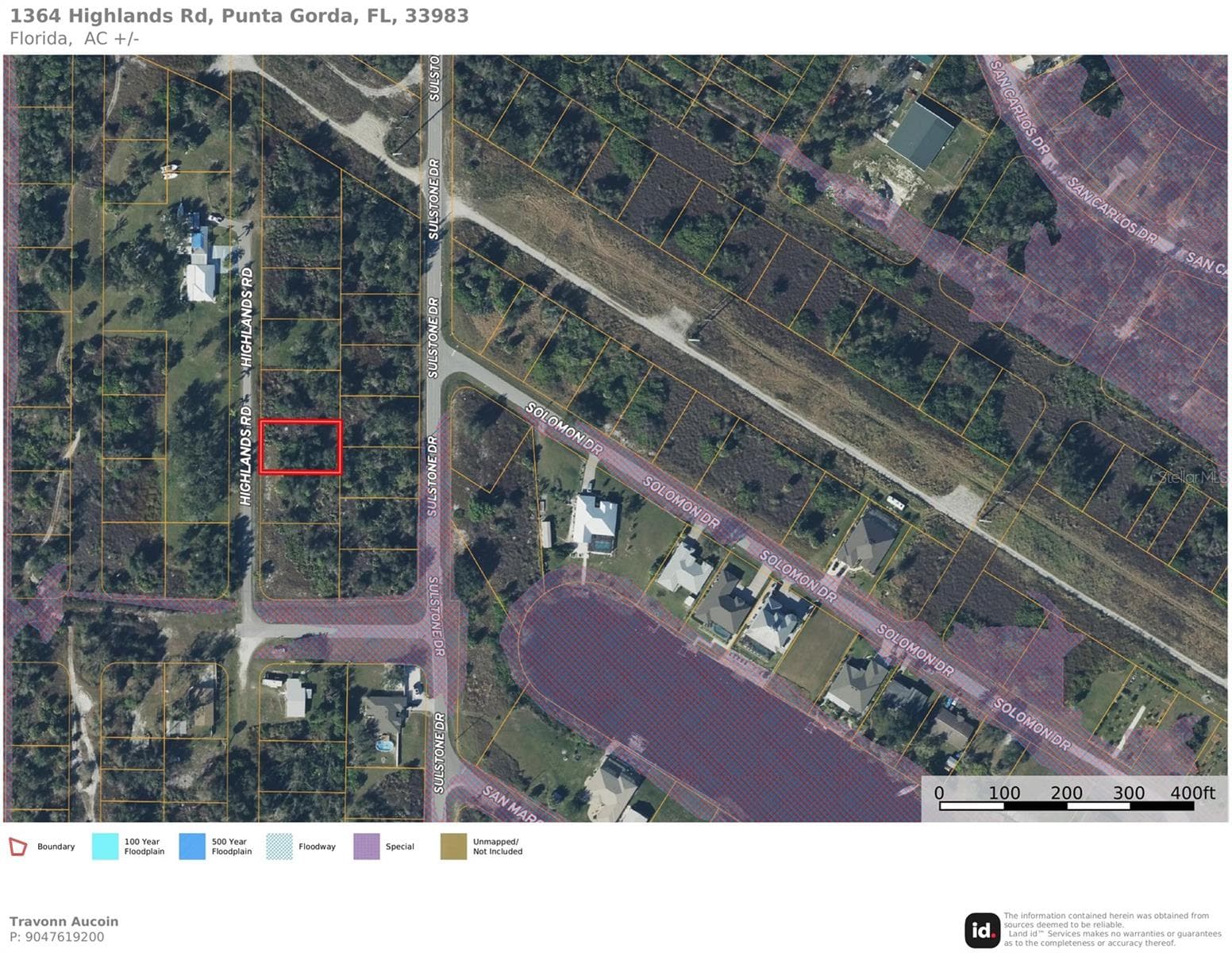 Flood Map - 1364 HIGHLANDS RD, PUNTA GORDA