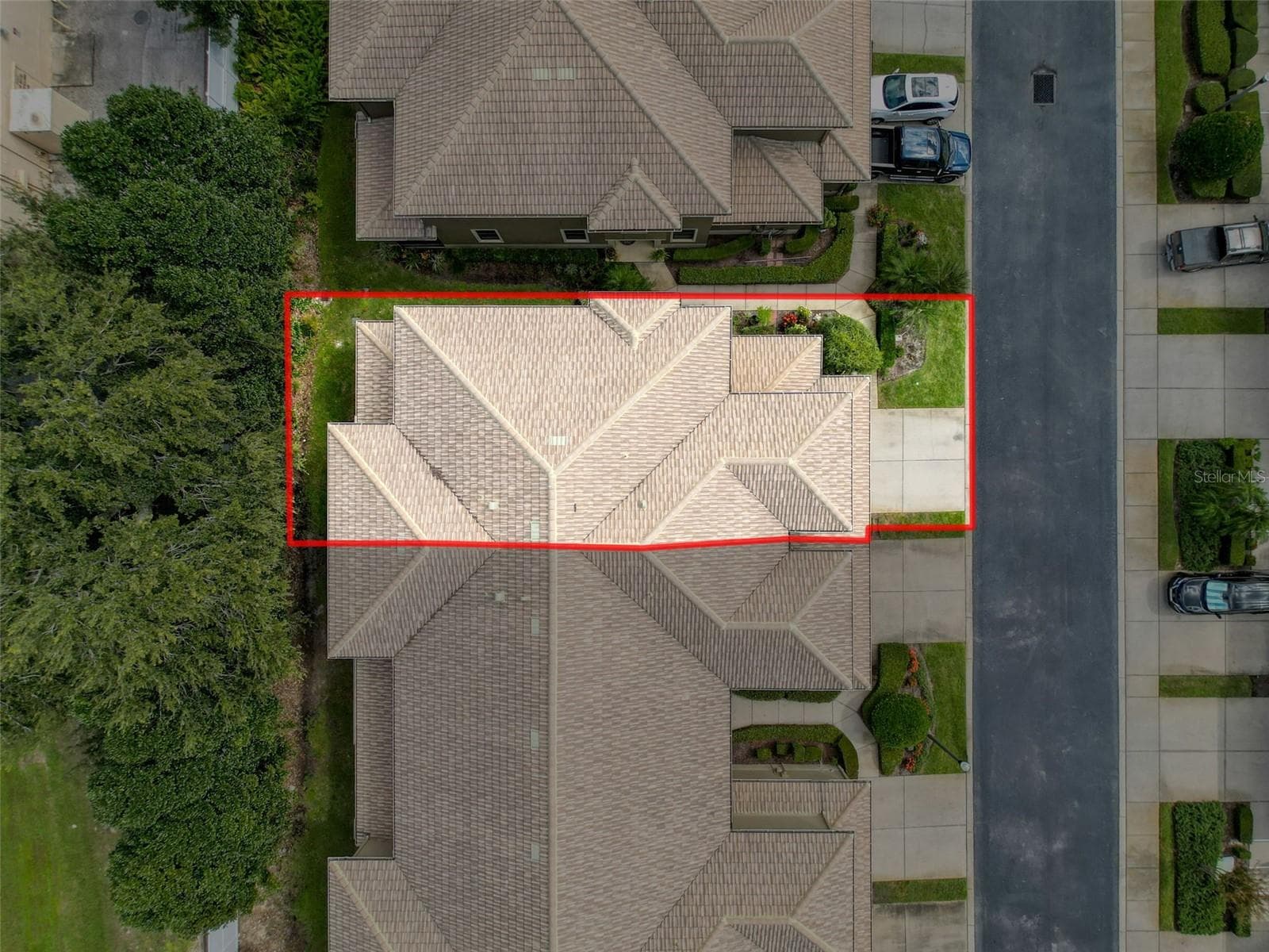 Aerial view - 2539 SILVERBACK CT, PALM HARBOR