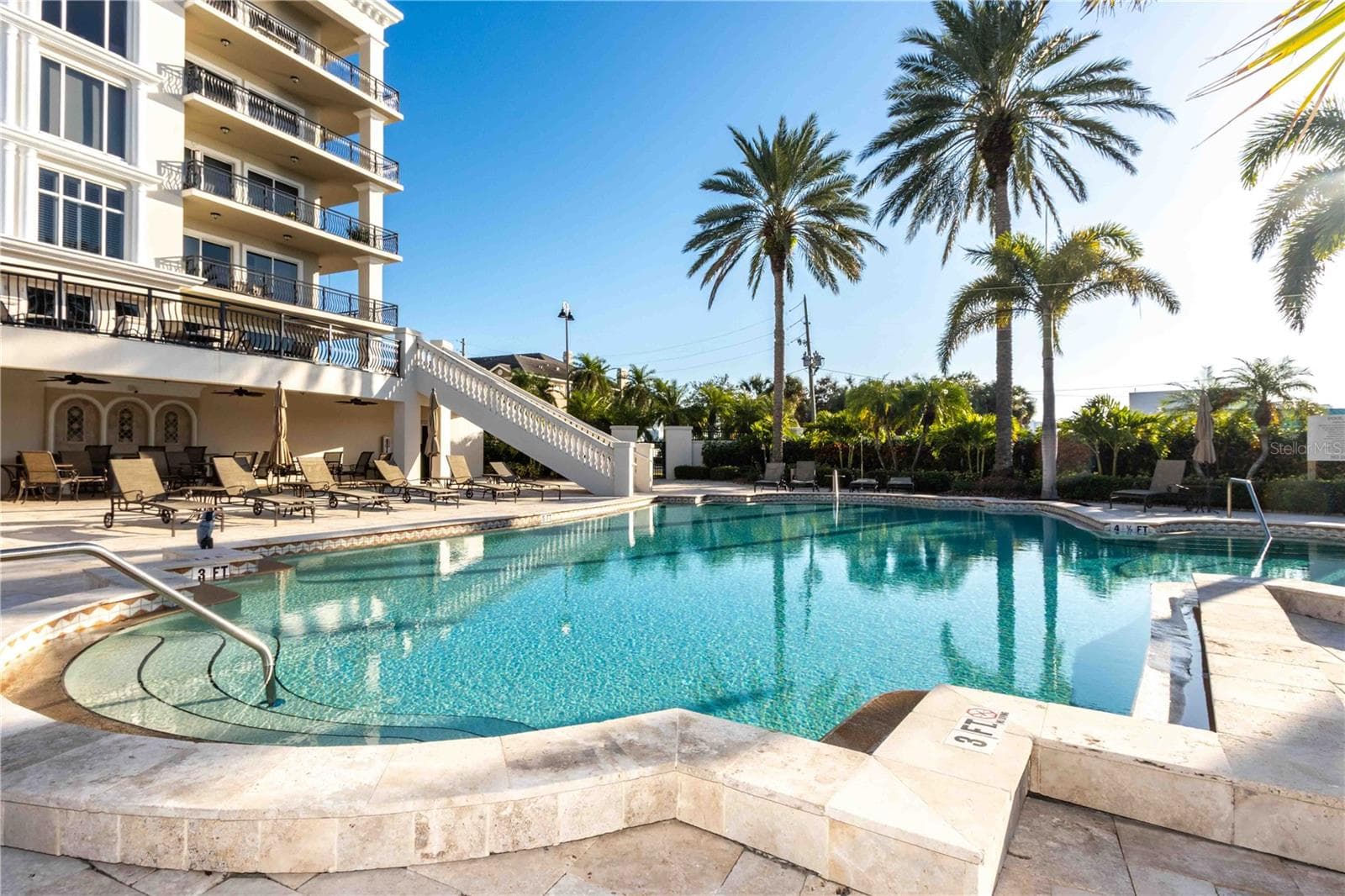POOL AREA - 202 WINDWARD PSGE #603, CLEARWATER BEACH