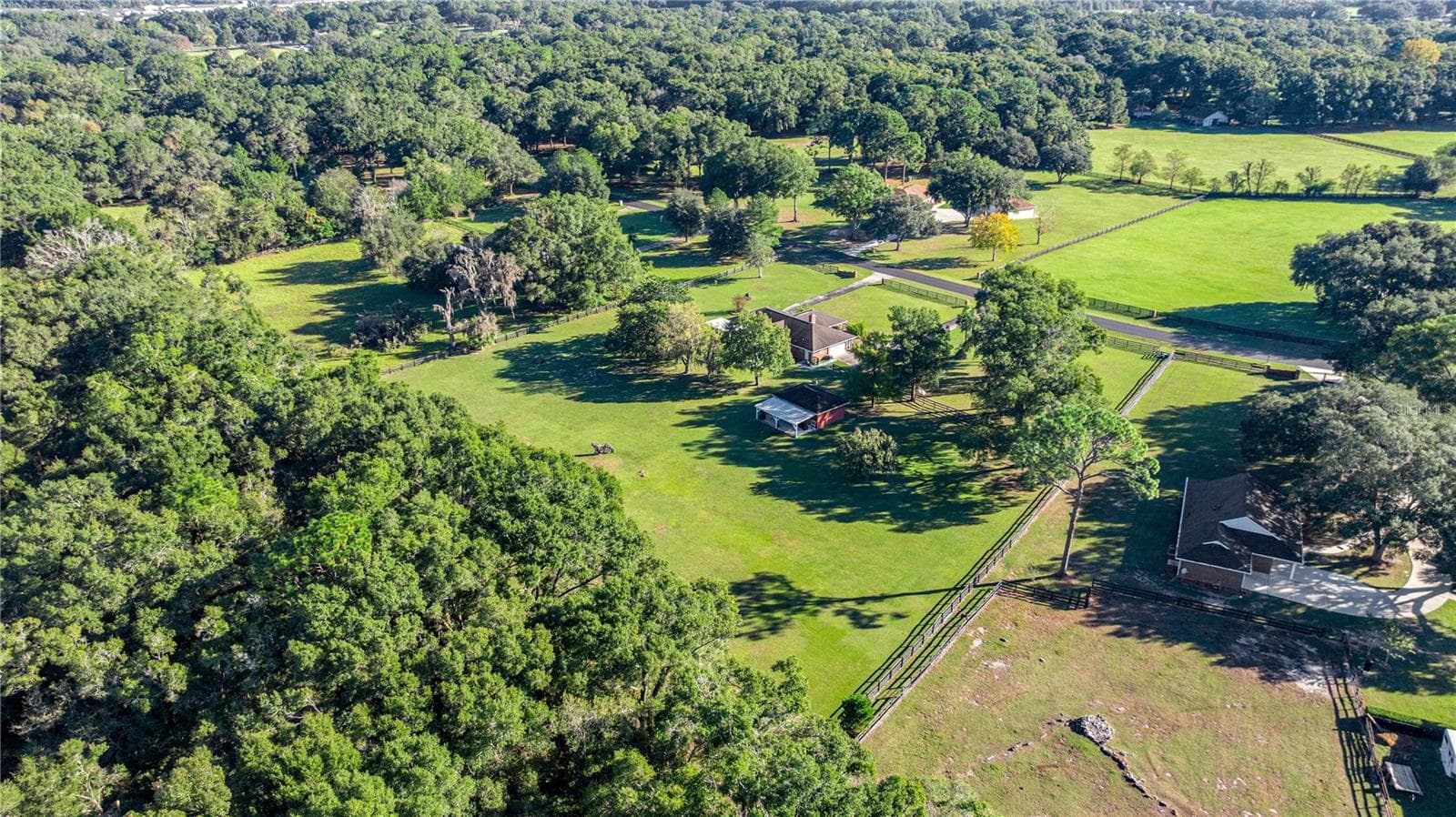 VIEW OF THE PROPERTY FROM THE WOOD IN THE BACK - 9812 SW 74TH AVE, OCALA