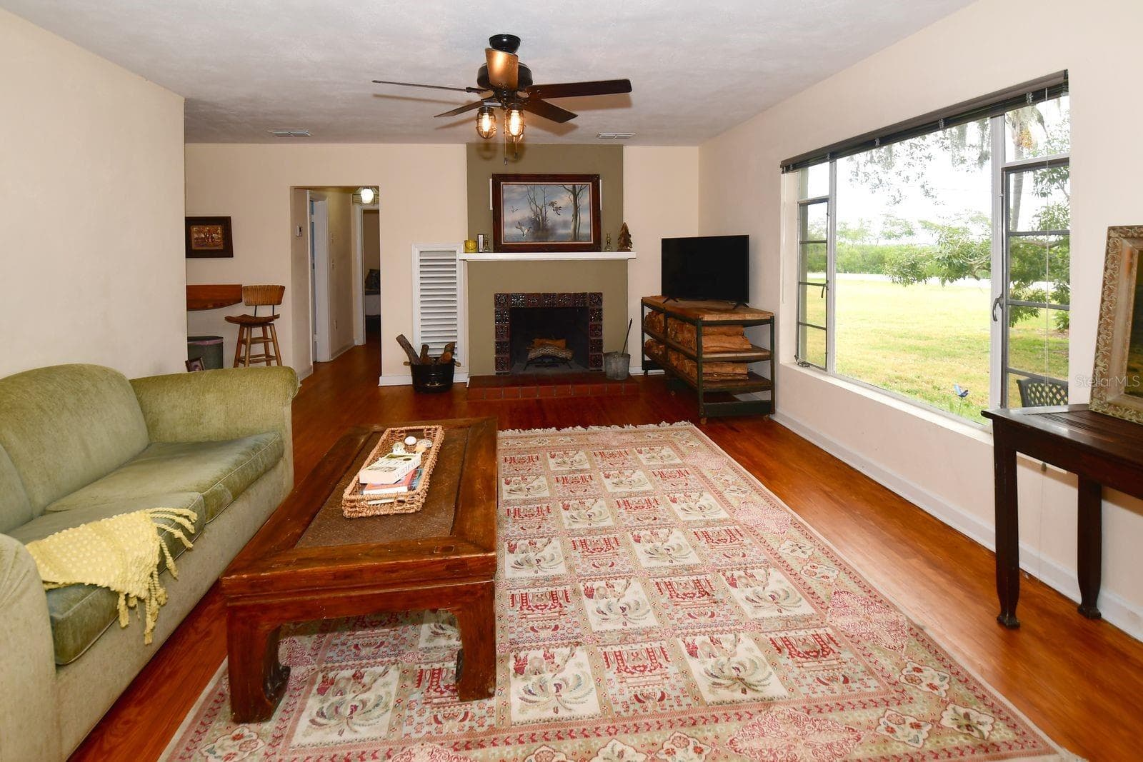 Living Room with a View of Terra Ceia Bay - 160 BAYSHORE DR, TERRA CEIA
