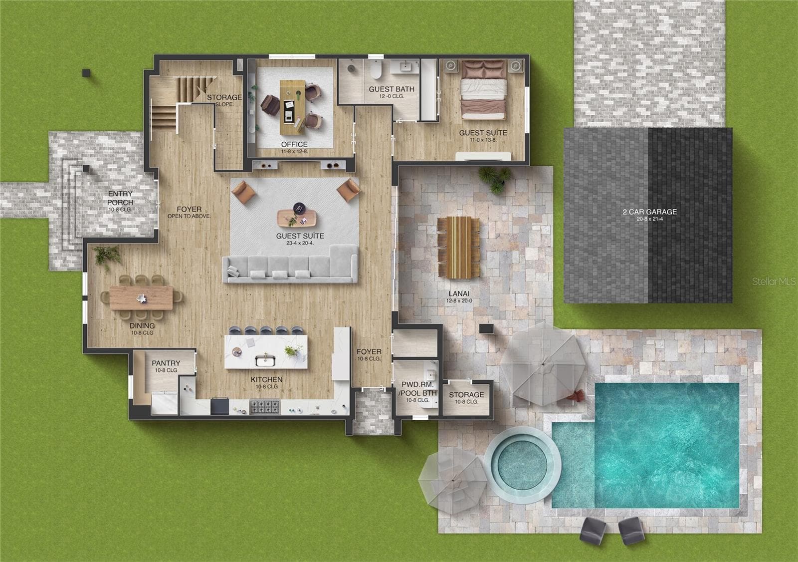 All renderings are for visual purposes only and are intended to provide a general illustration. Actual features, finishes, and dimensions may vary. - 1146 PRADO LN, OAKLAND