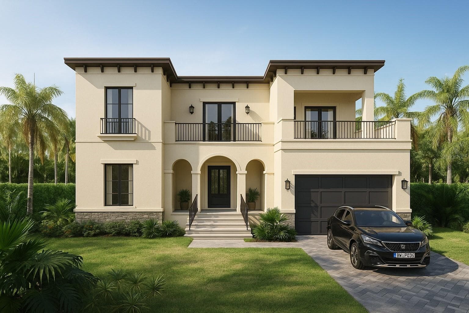 Front Elevation B - 4621 W EL PRADO BLVD, TAMPA