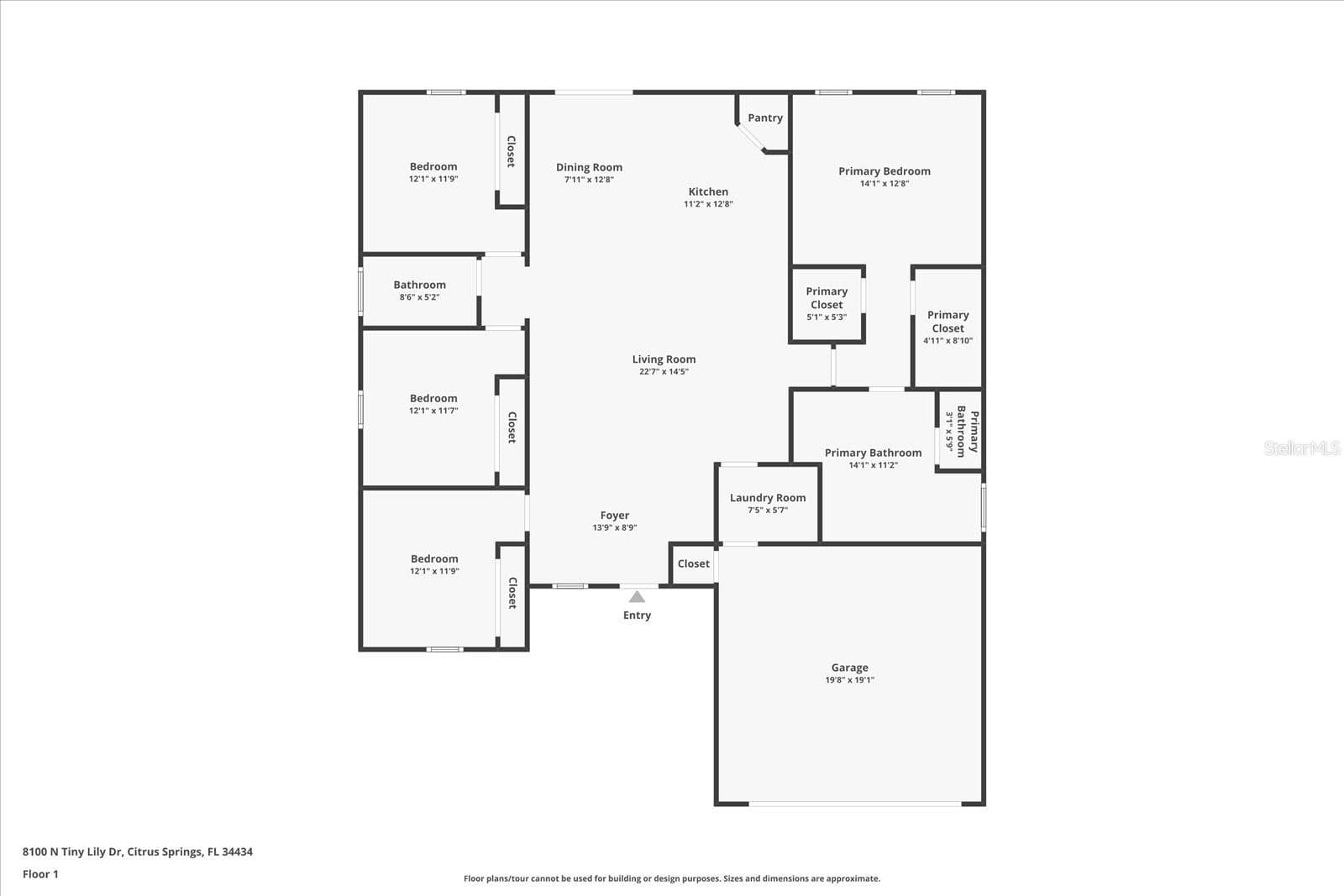 Single Family Residence at 8100 N TINY LILY DR, CITRUS SPRINGS, photo 33 of 33