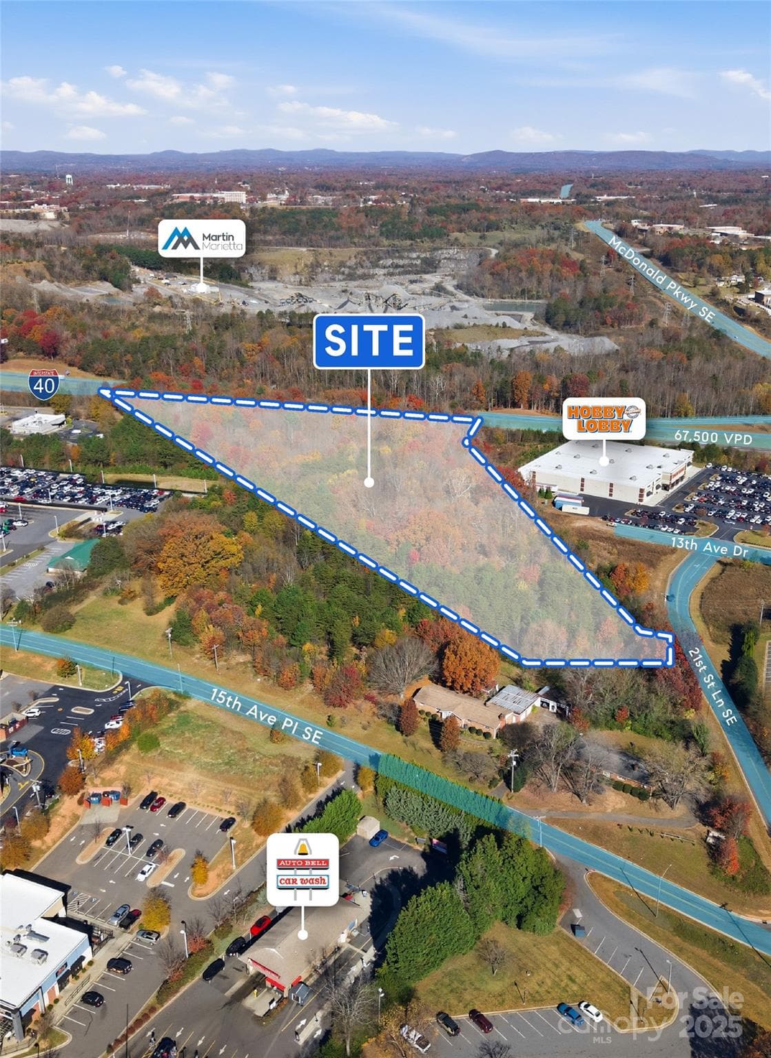 Unimproved Commercial at 2151 21st Street Lane SE, Hickory, photo 4 of 5