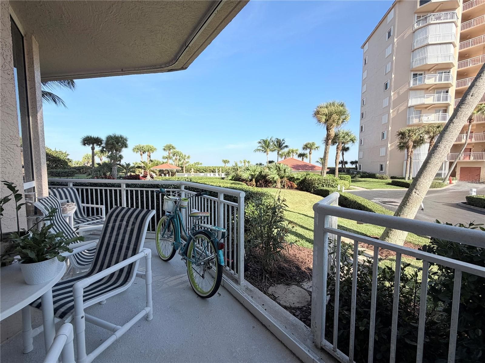Steps free out to the beach from living room balcony - 3880 N HIGHWAY A1A #104, HUTCHINSON ISLAND