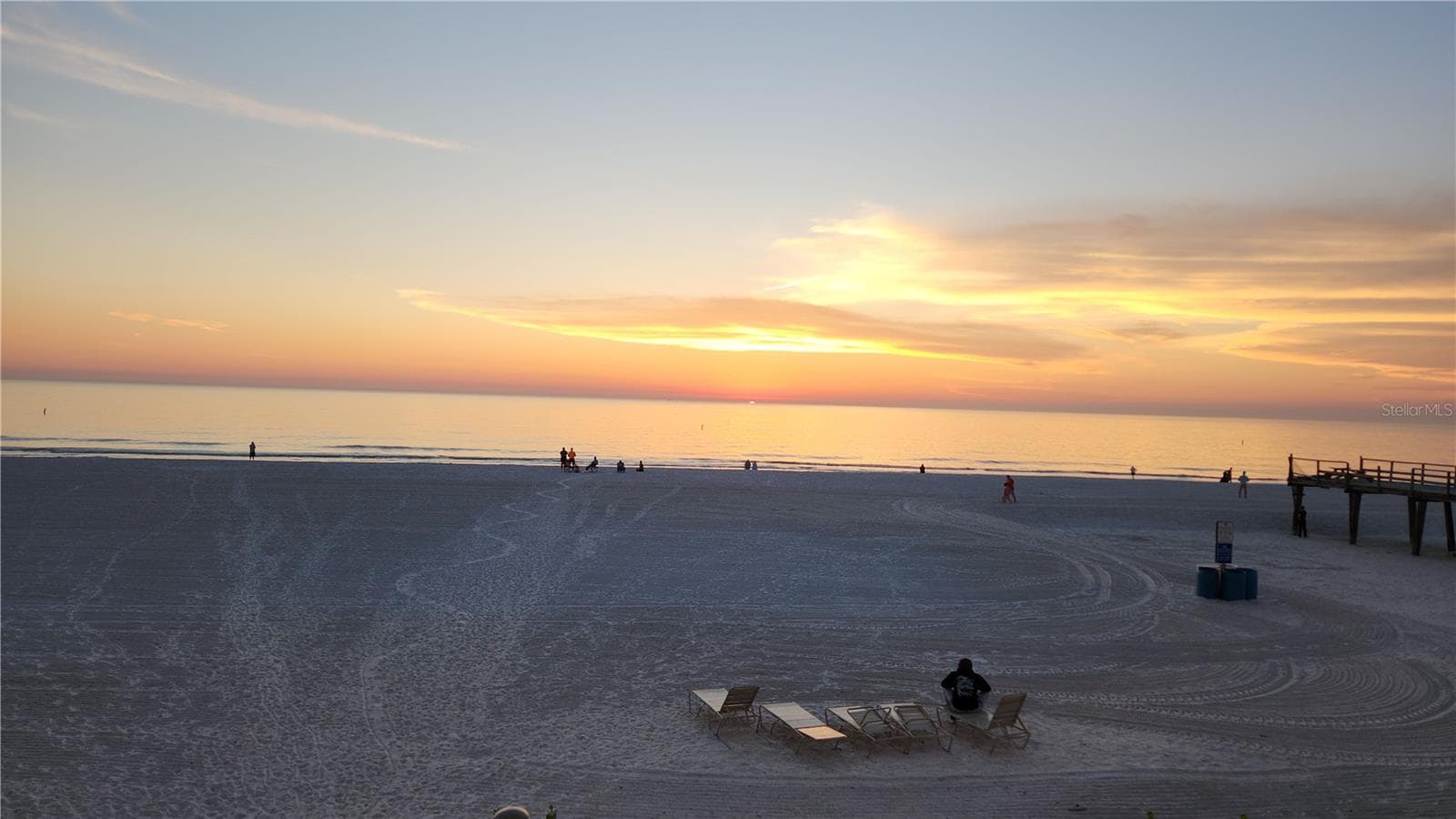 View from the condo Balcony. Direct gulf view. - 17450 GULF BLVD #104, REDINGTON SHORES