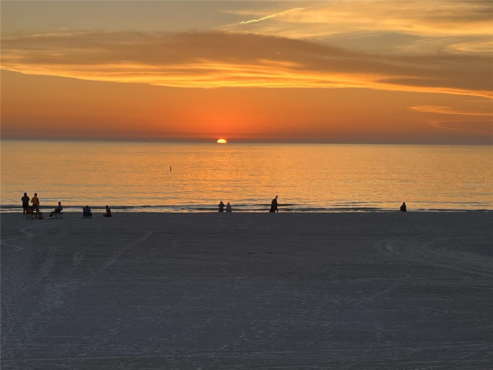 Sunset from the Balcony. - 17450 GULF BLVD #104, REDINGTON SHORES