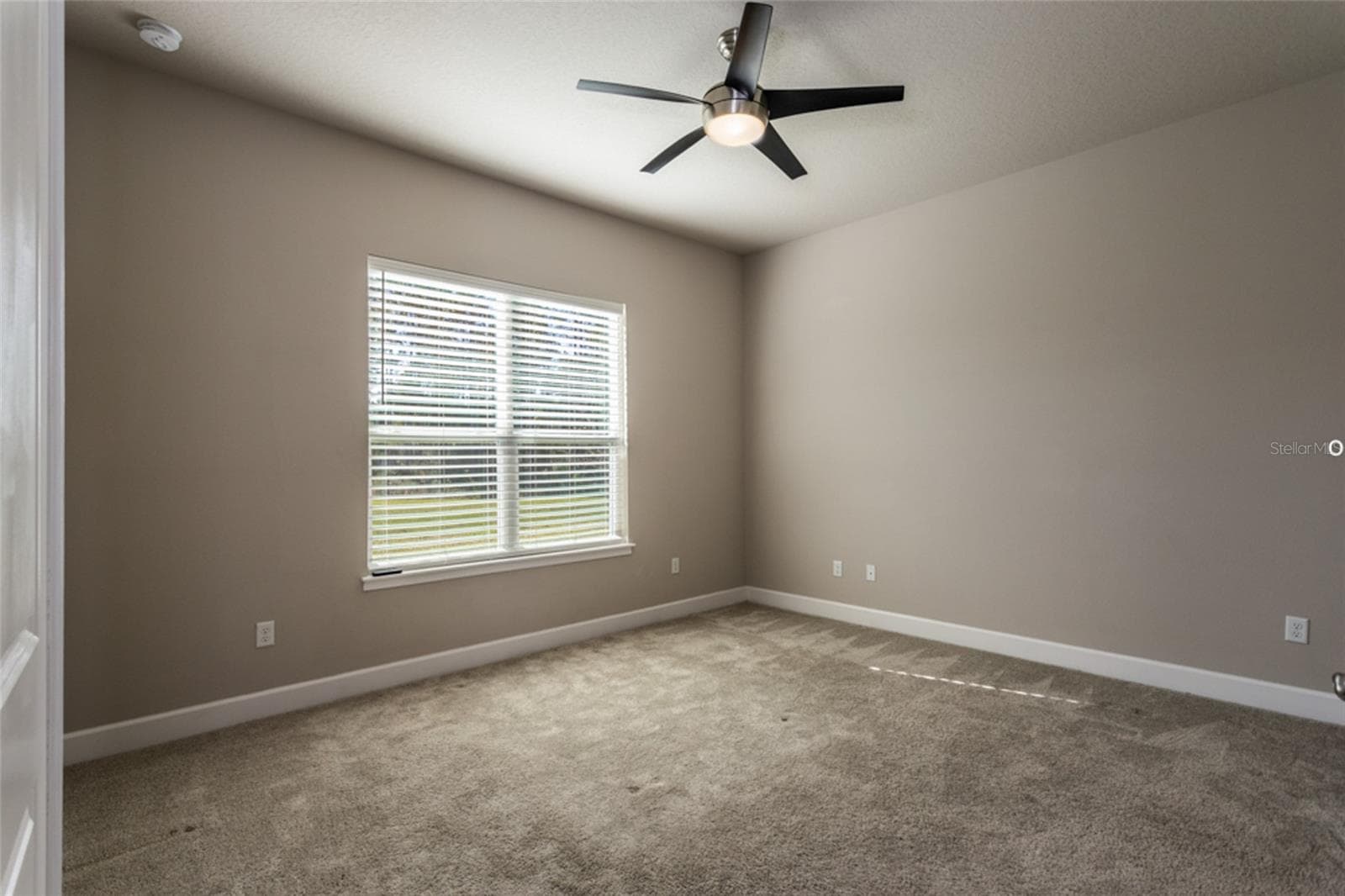 Primary bedroom -- looks out towards the wooded area - 3 NEWHAVEN LN, ORMOND BEACH