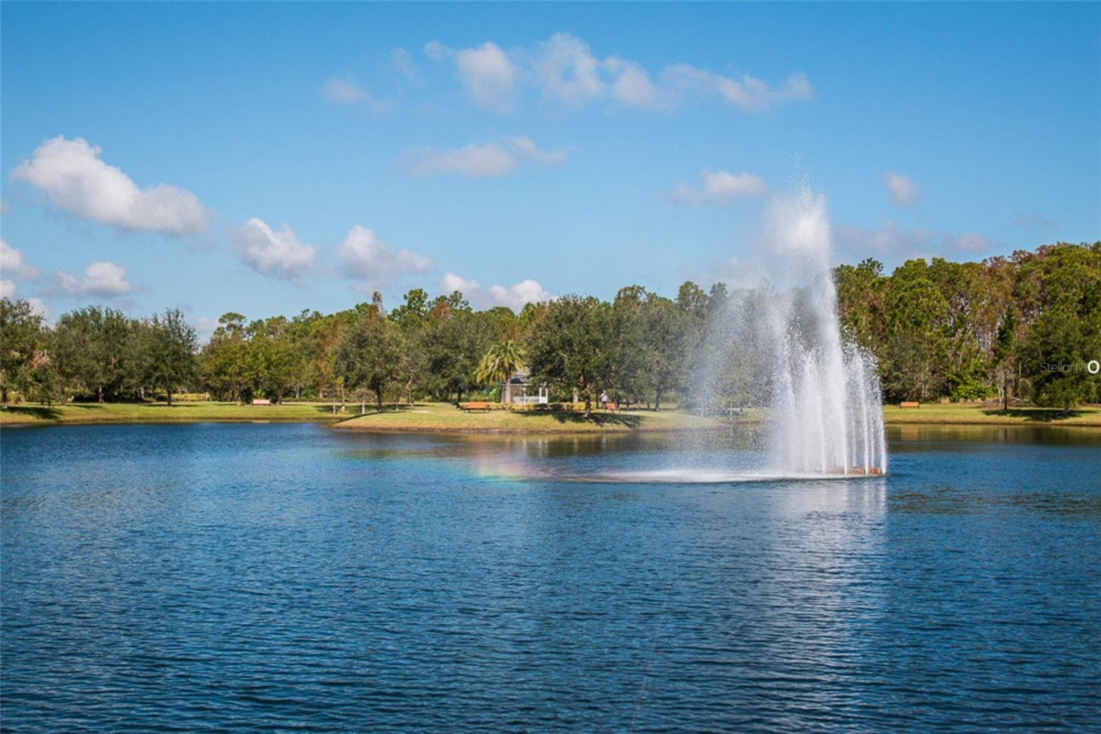 One of many lakes with fountains, all impeccably maintained. - 3 NEWHAVEN LN, ORMOND BEACH