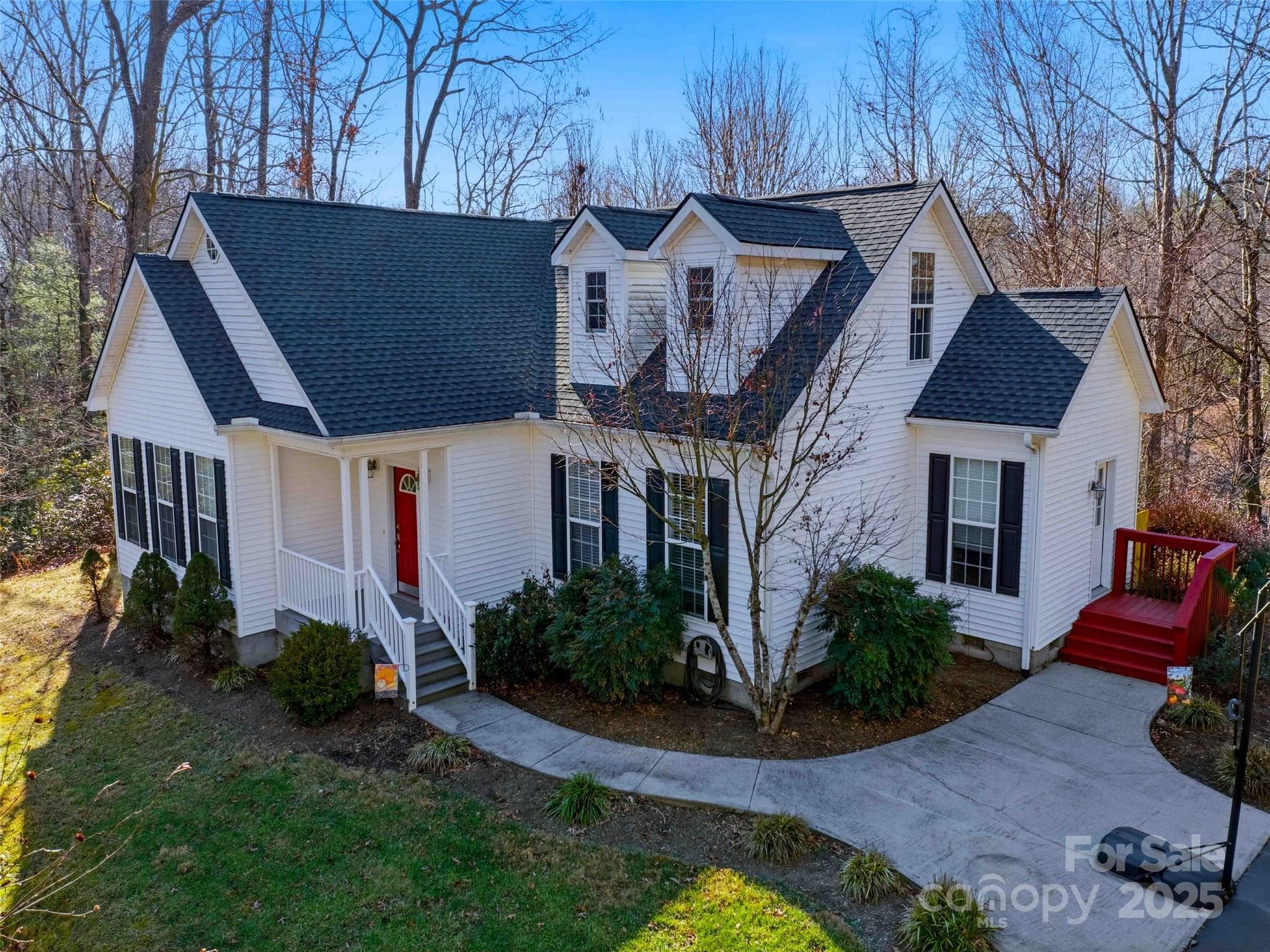Inviting exterior with clean lines and strong curb appeal - Pisgah Forest