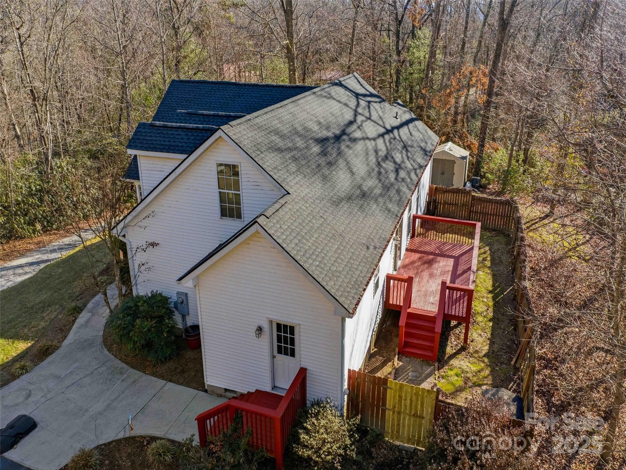Inviting exterior with clean lines and strong curb appeal - Pisgah Forest