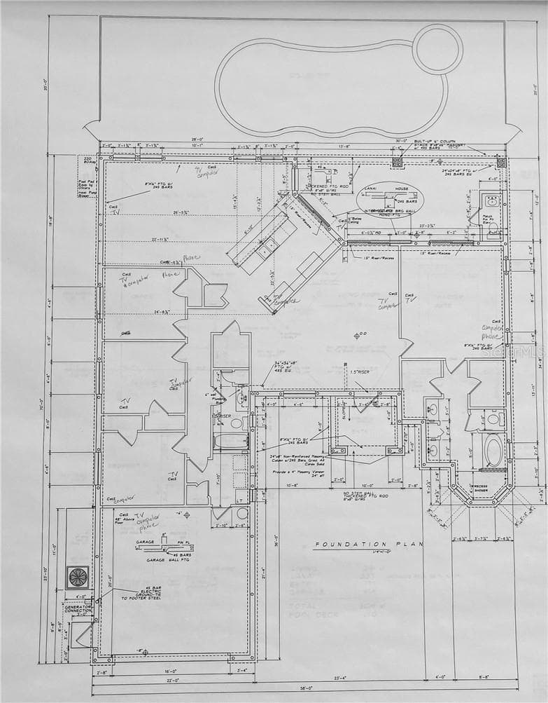 Blue prints - 430 NW 39TH AVE, CAPE CORAL